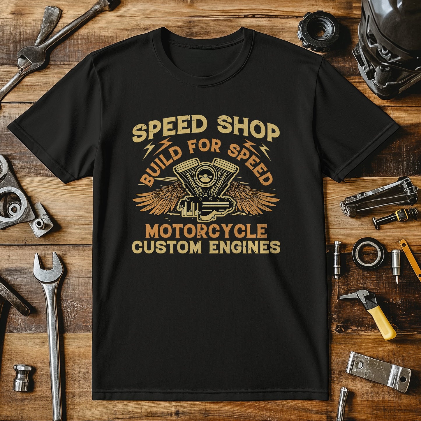 Speed Shop Custom Engine T-Shirt ‚Äì