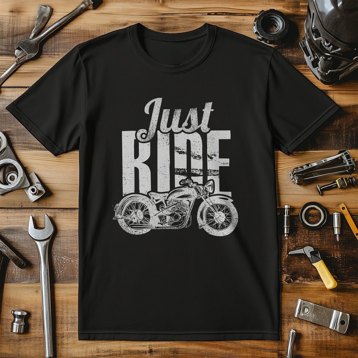 Just Ride Motorcycle T-Shirt -