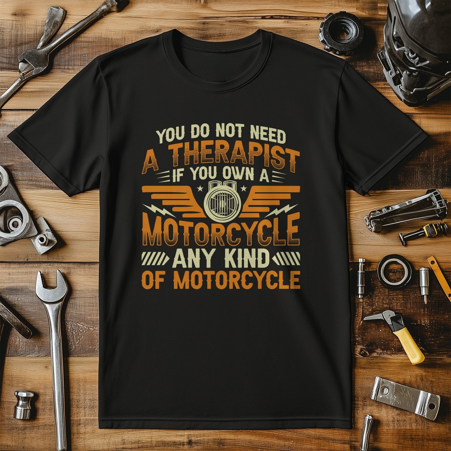 Therapist Wings T-Shirt - No Couch