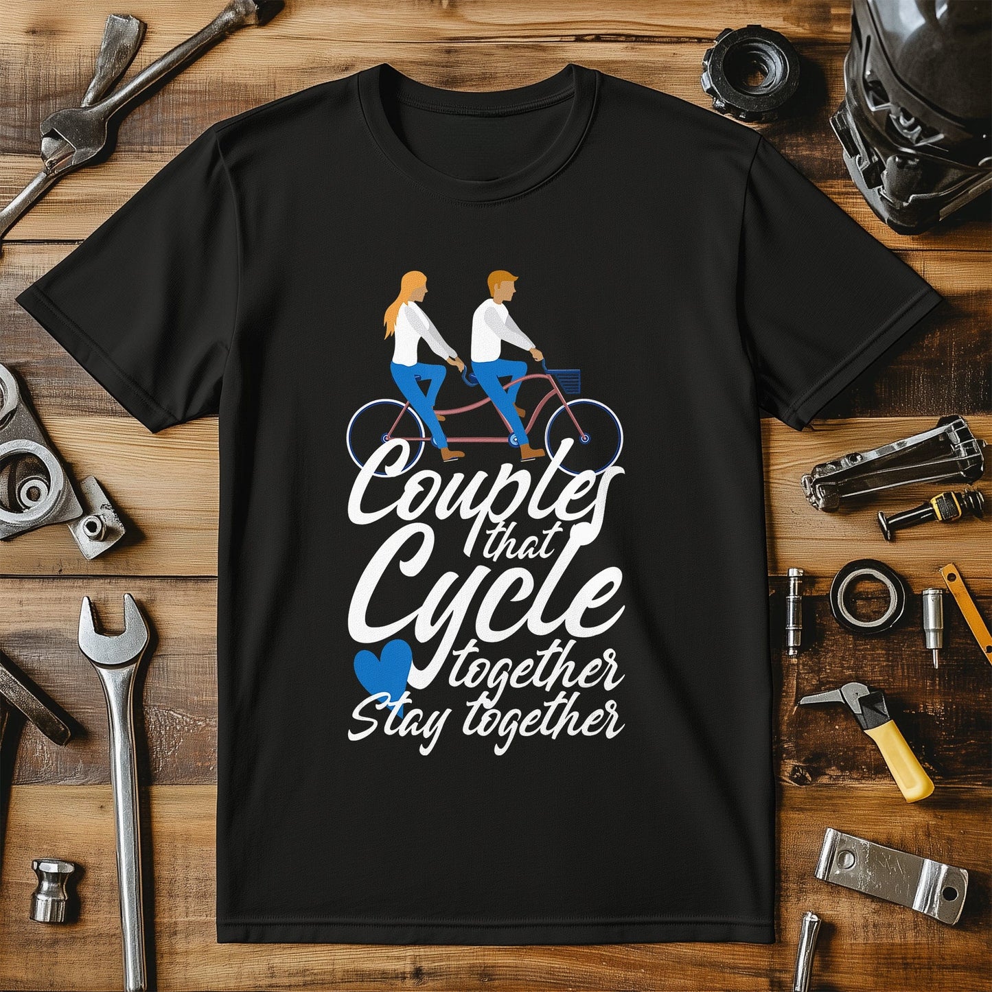 Cycling (184) t-shirt Couples That Cycle