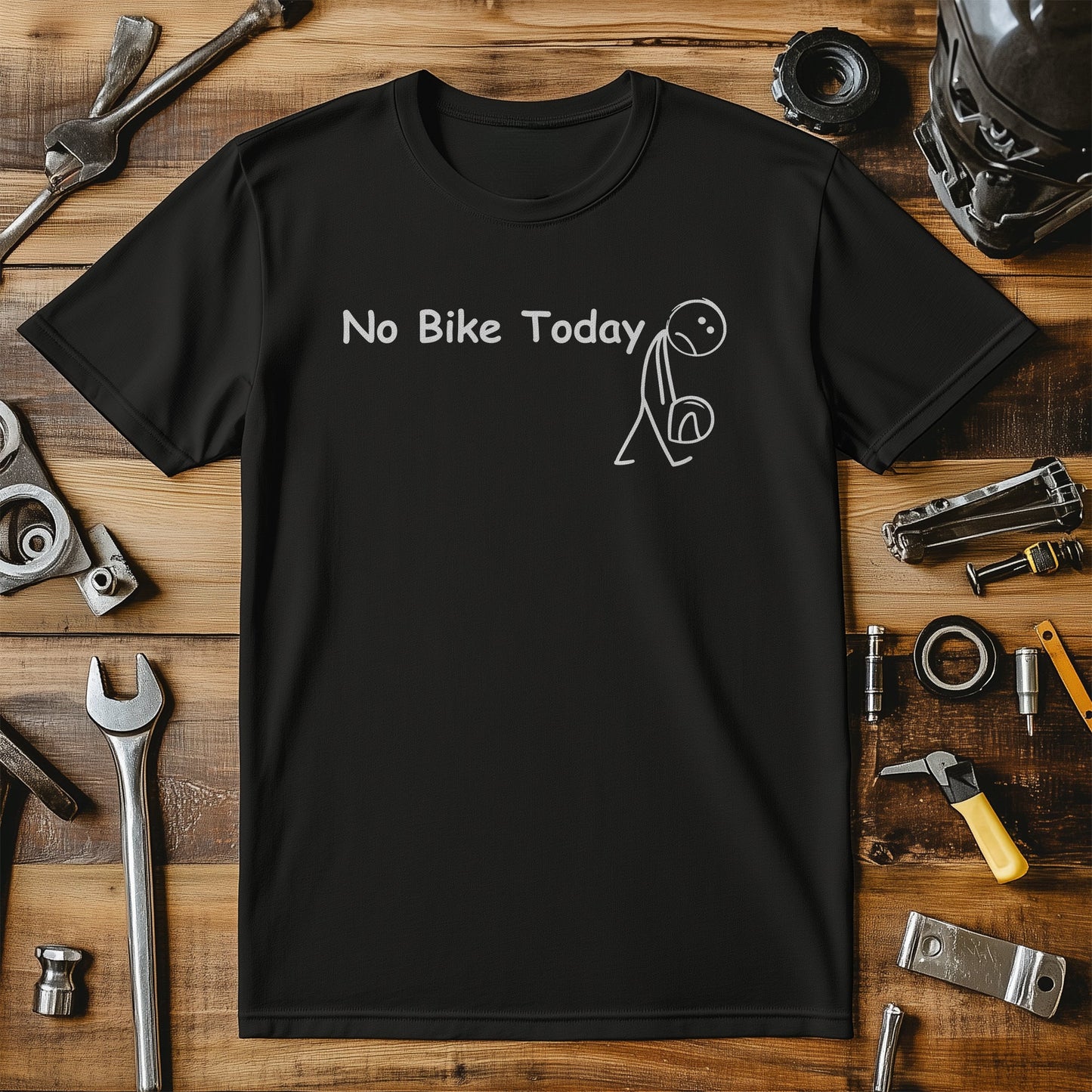 Sad Biker 2 T Shirt