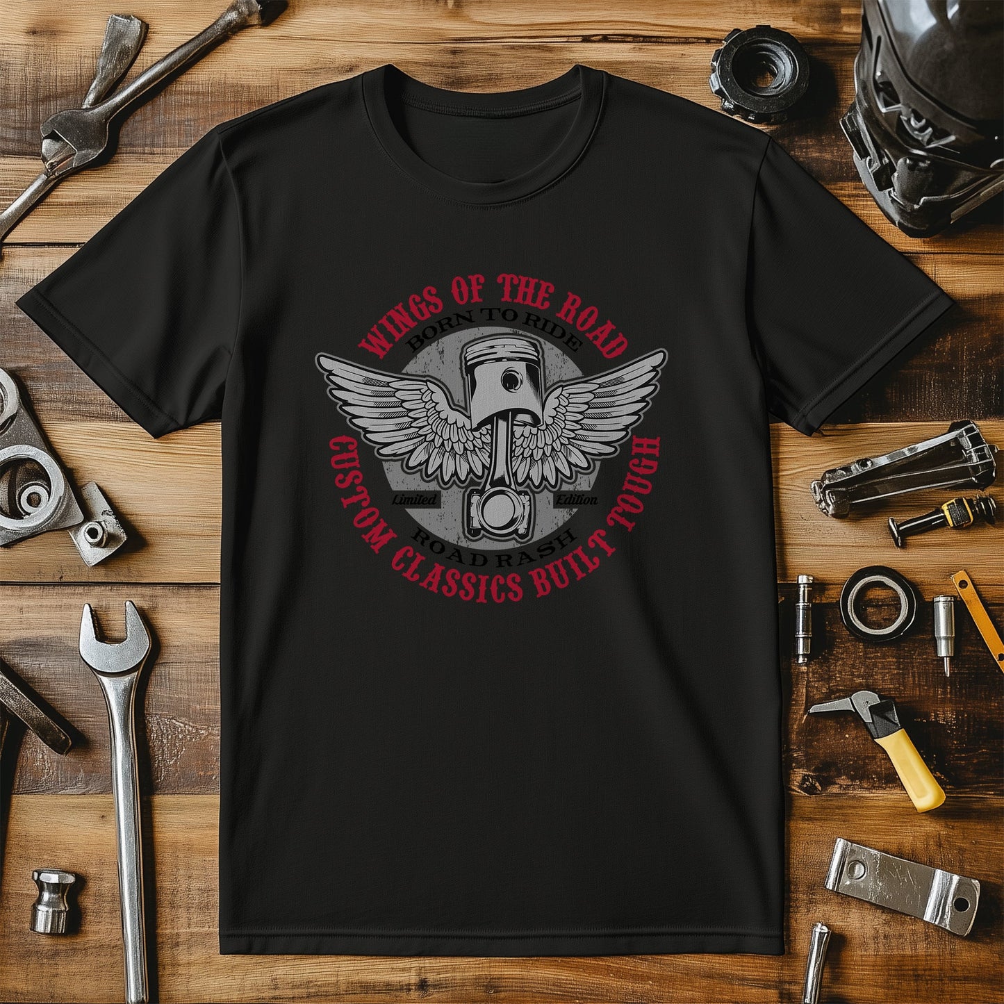 Wings of the Road T-Shirt - Spread