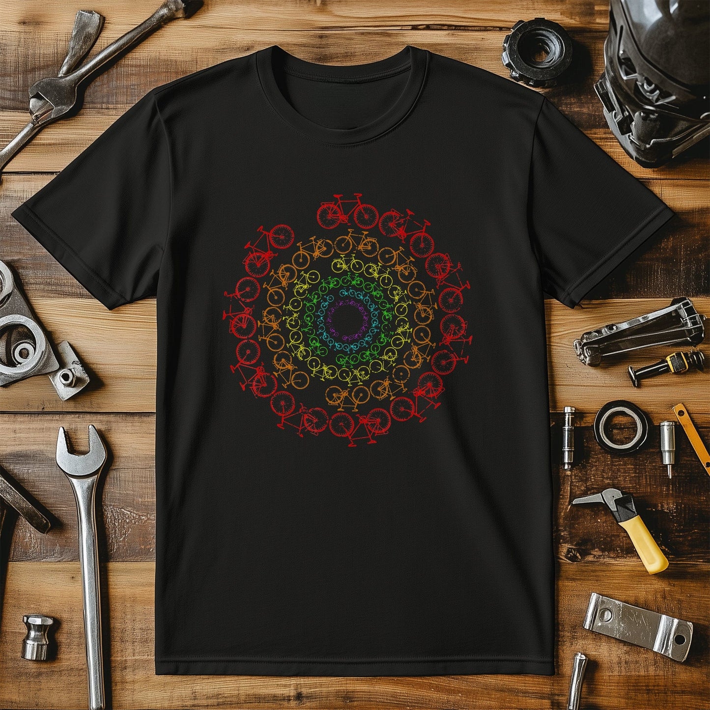Rainbow Wheel T-shirt