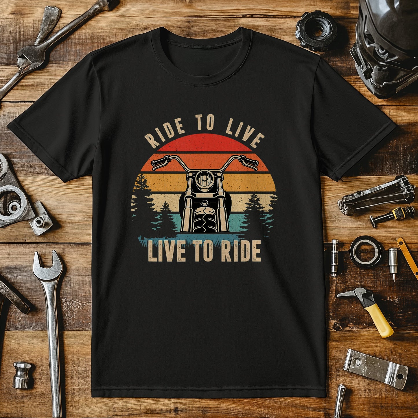 Ride to Live Motorcycle T-Shirt -