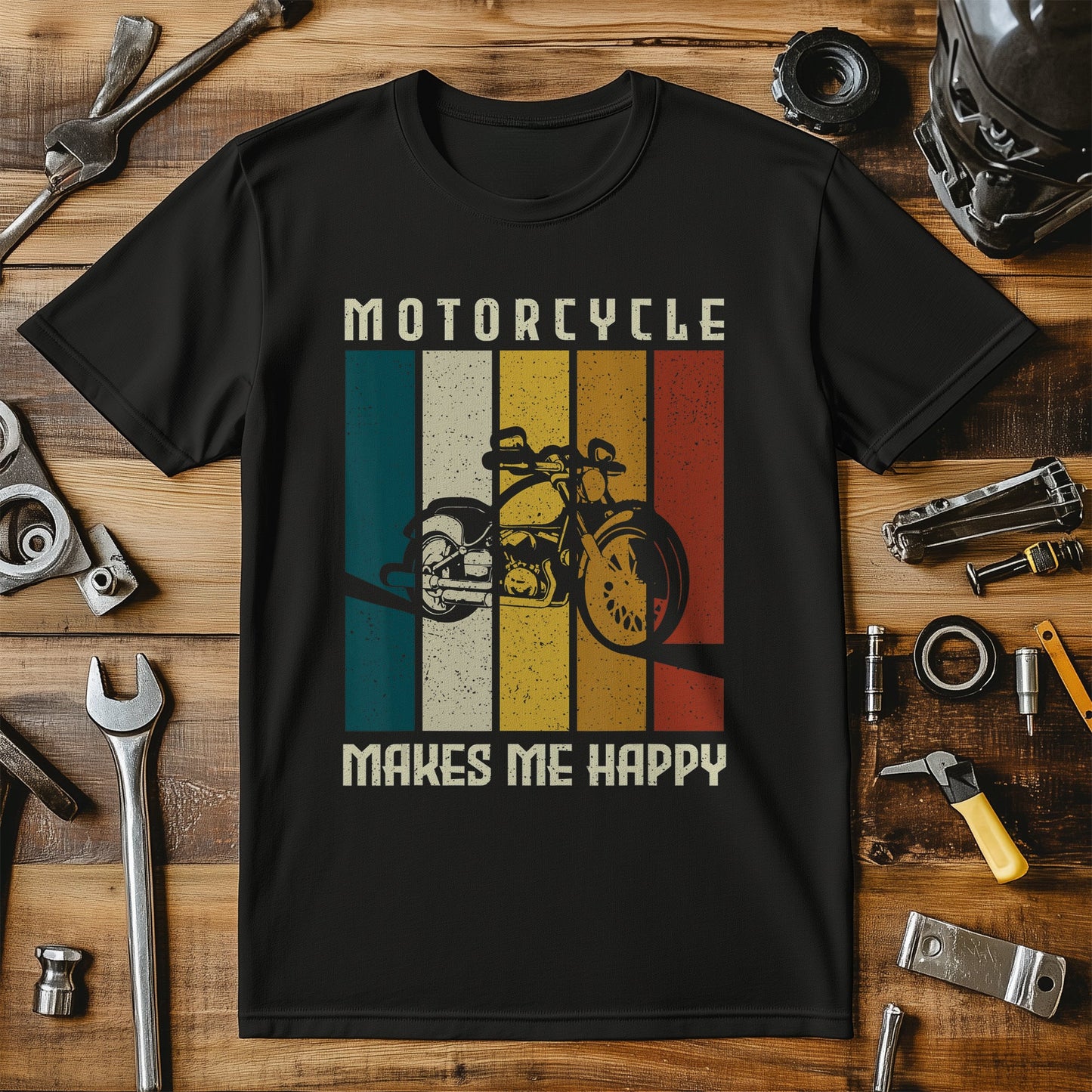 Motorcycle Makes Me Happy T-Shirt