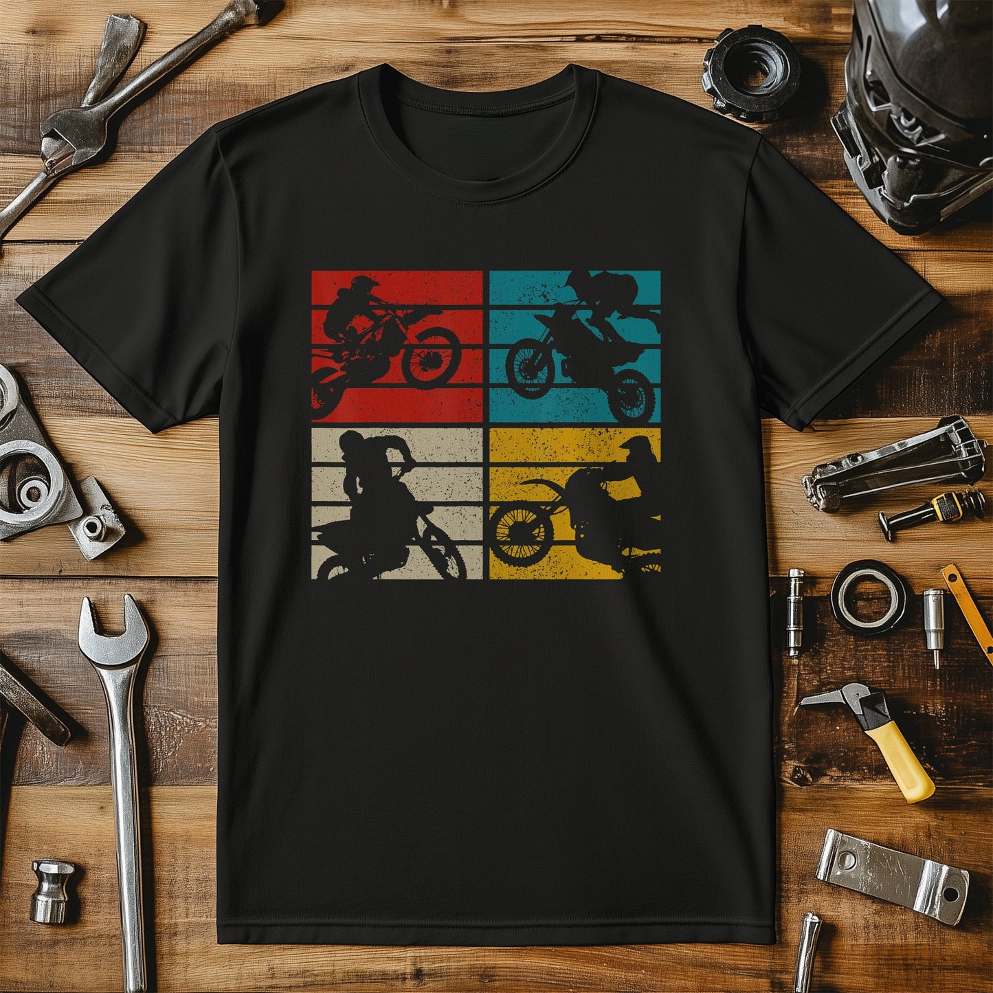 Vintage Dirt Bike Motocross T-Shirt