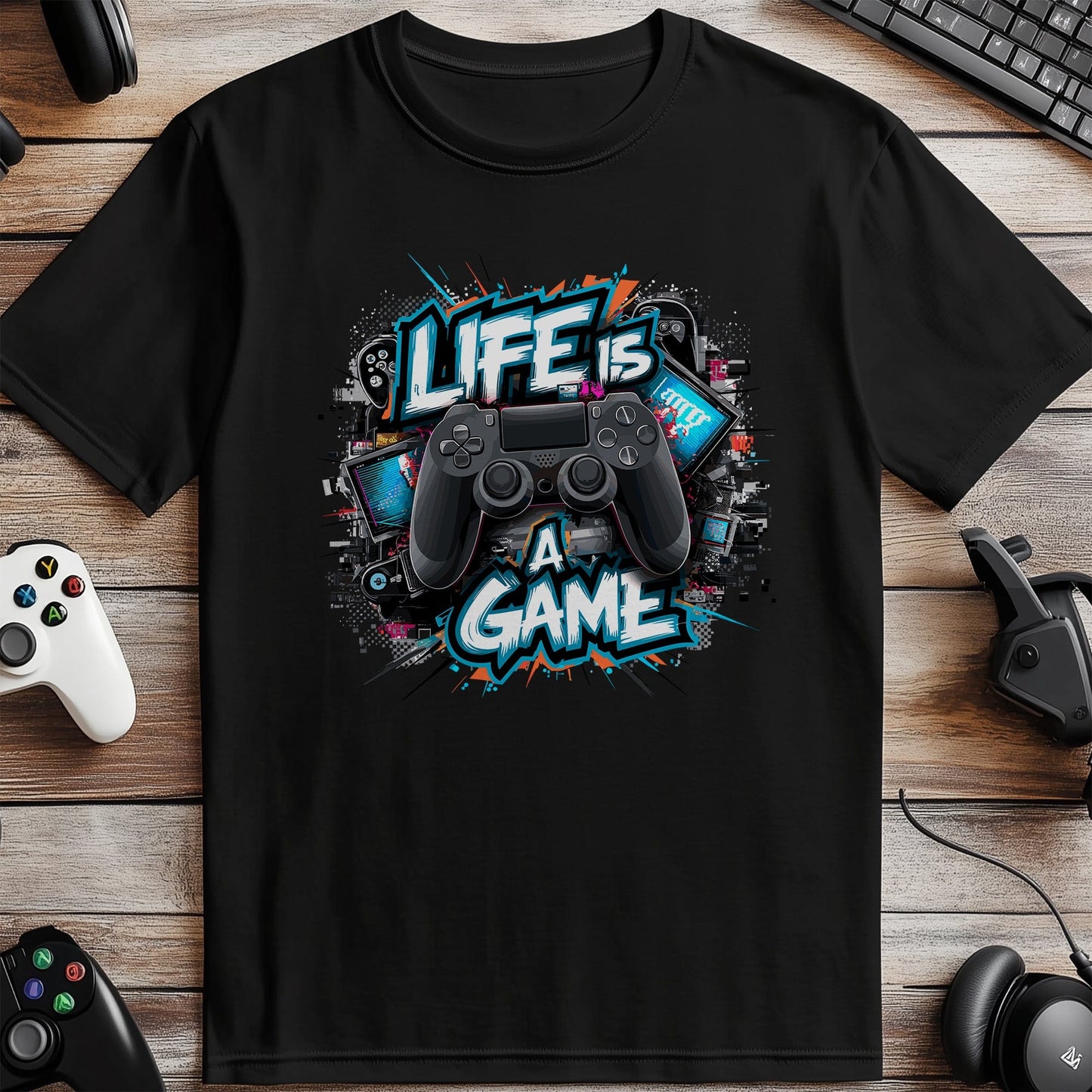 Gamer35 T-Shirt  Life is a Game