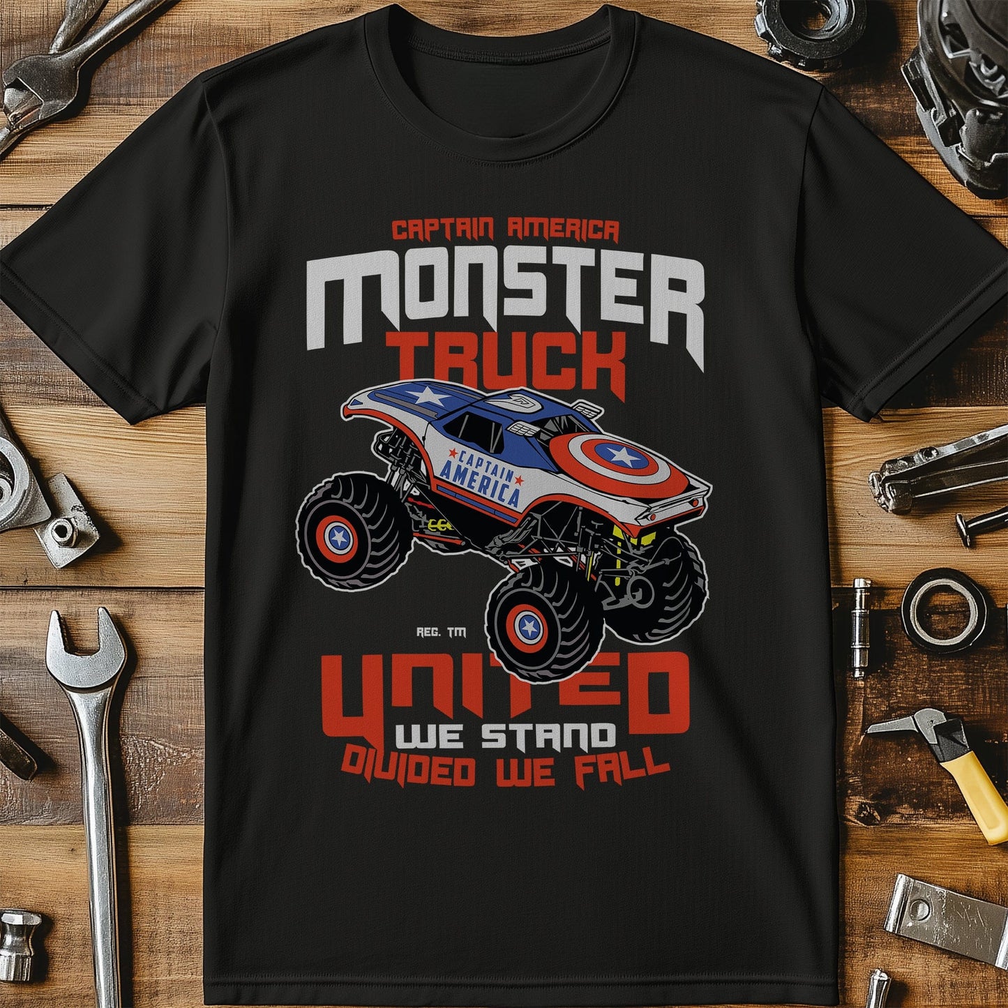 Capatian Monster Truck T-Shirt