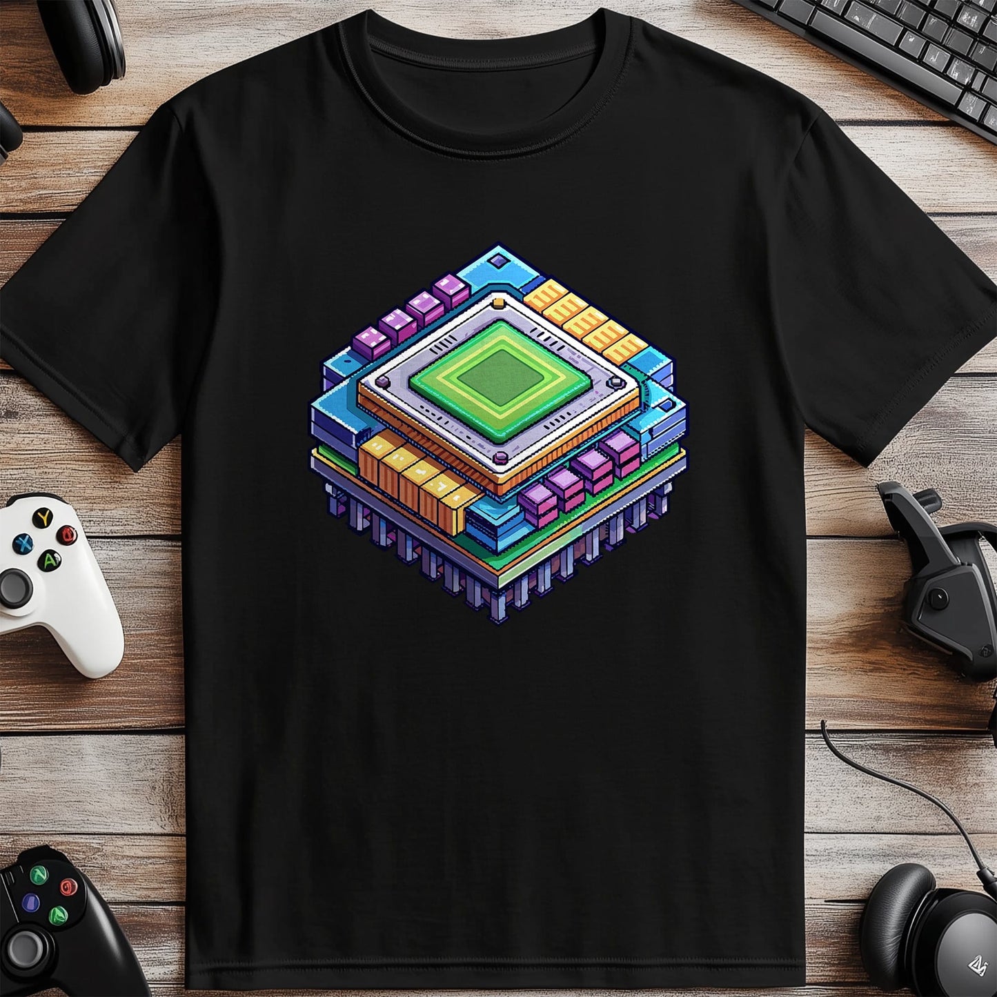 Pixel 96 Football Stadium T-shirt