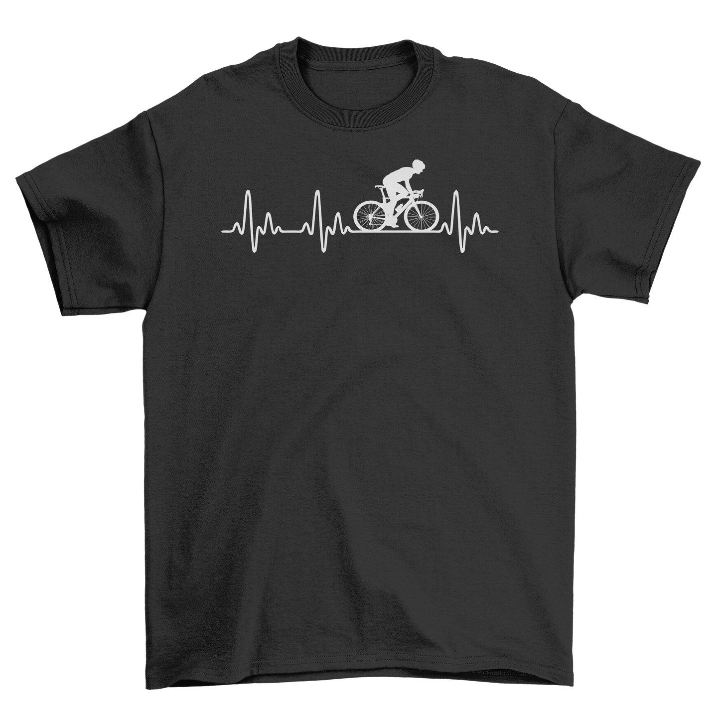 Bike Heart Beat TShirt Pedal