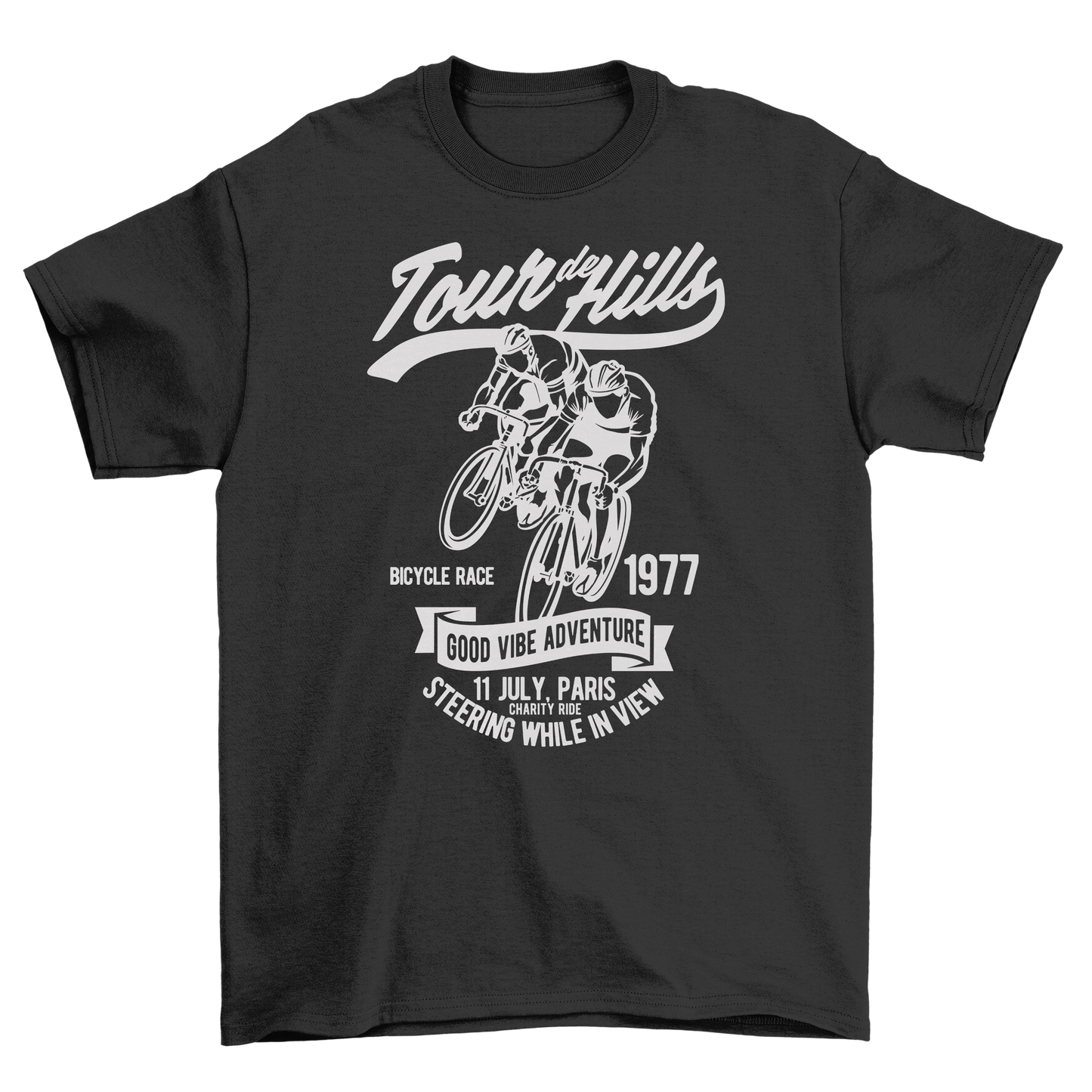 Tour De Hillsmono TShirt Pedal
