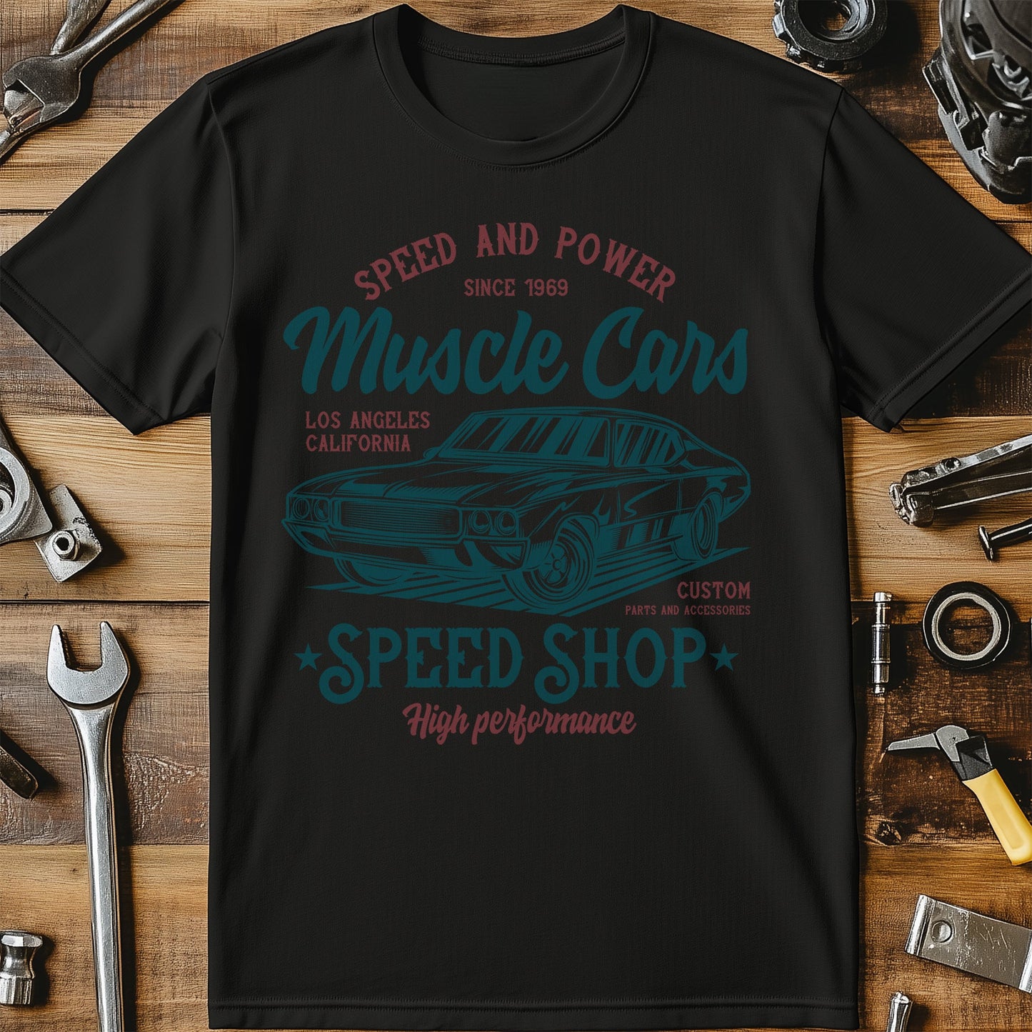 Speed & Power T-Shirt Style001