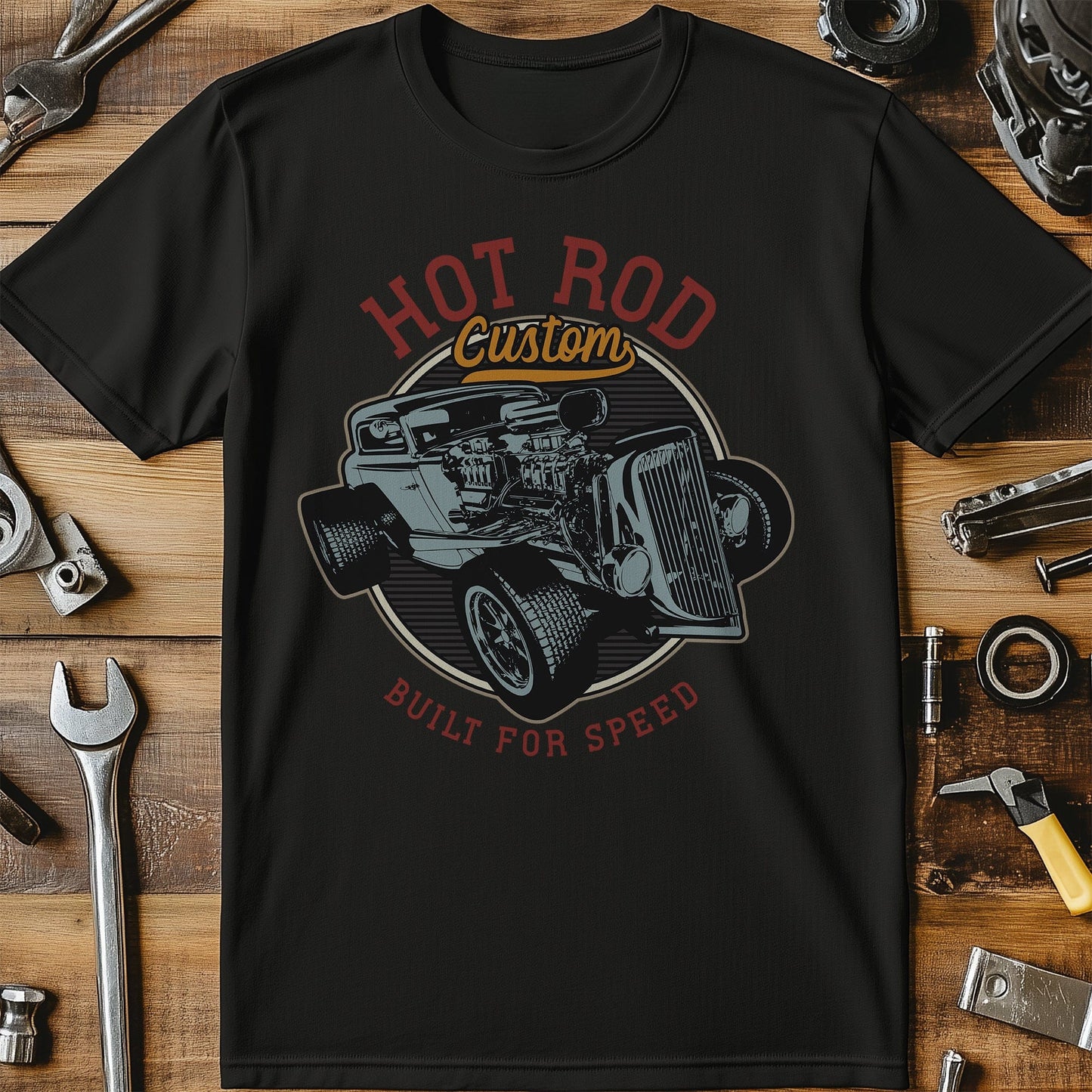 Hot Rod Custom Built for Speed T-Shirt