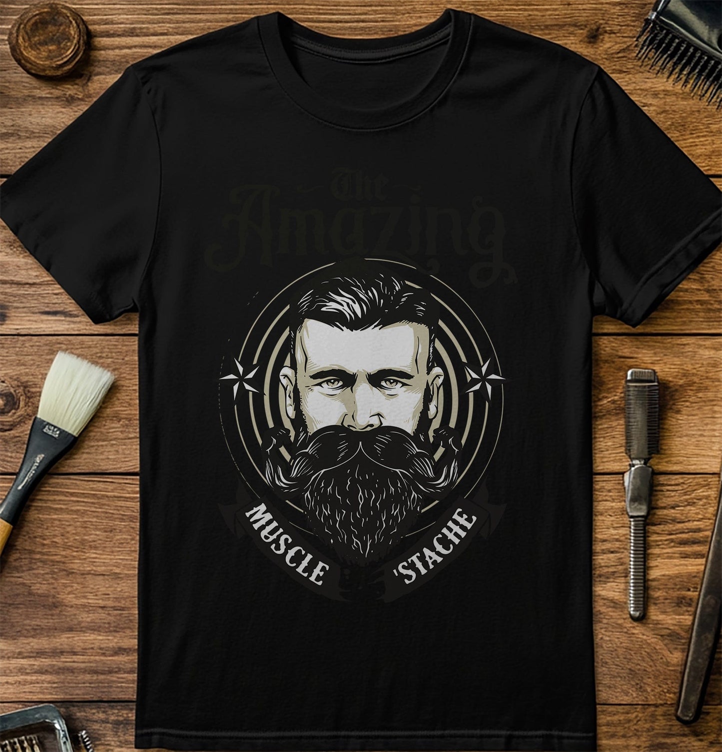 Amazing Muscle Stache T-Shirt