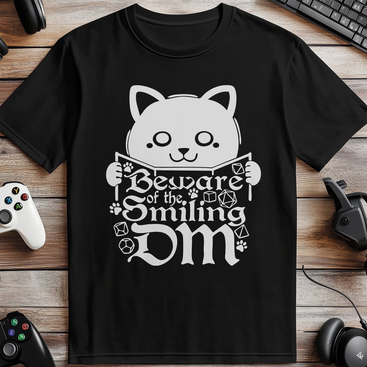 Beware the Smiling DM Cat T-Shirt