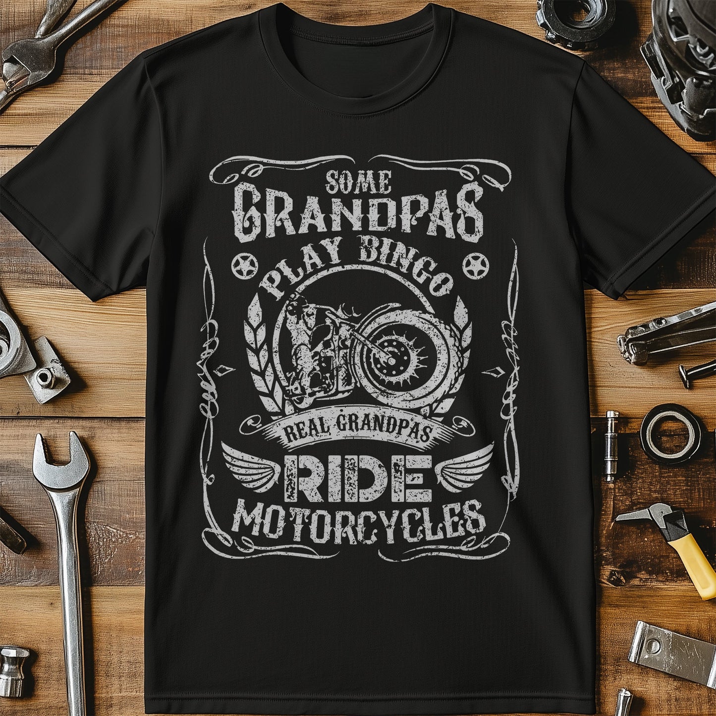 This Grandpa Rides Motorcycles T-shirt
