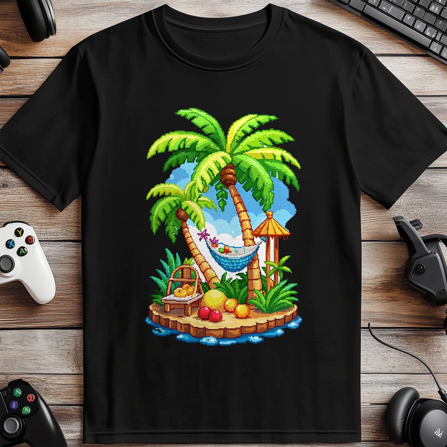 Pixel 28 T-Shirt Island
