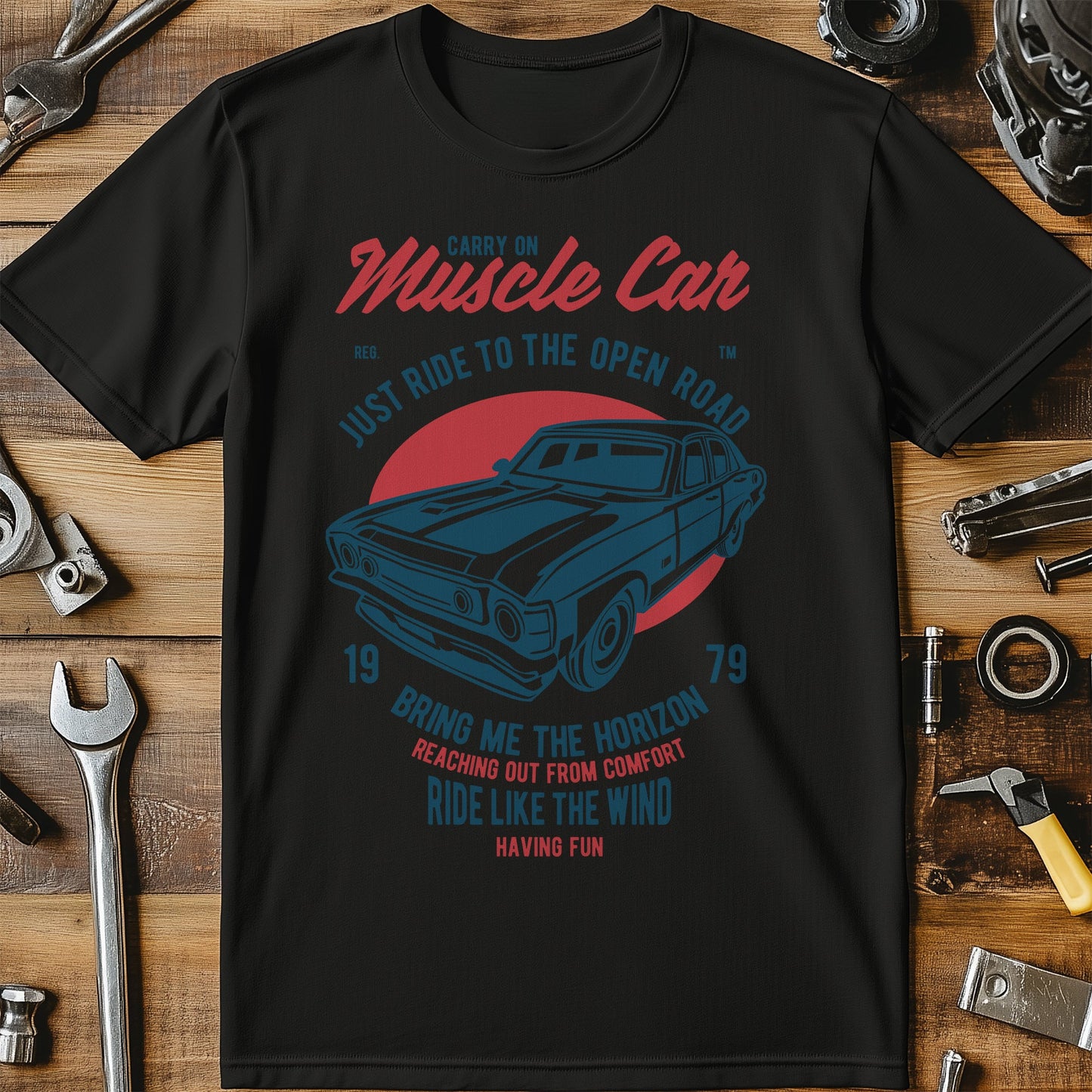 Muscle Car Just Ride t-shirt