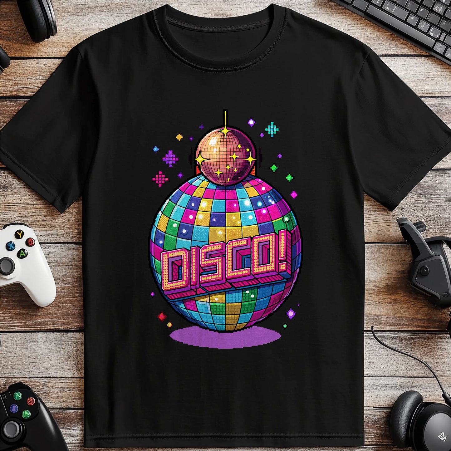 Pixel 98 Disco Ball T-shirt
