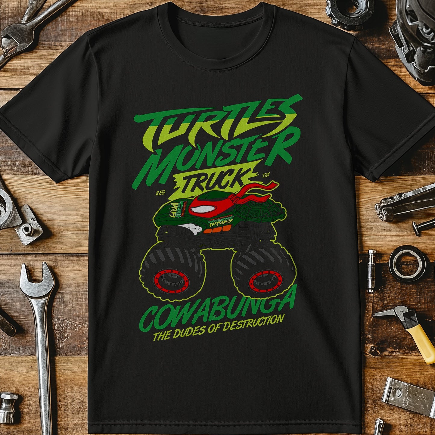 Turtle Monster Truck T-Shirt
