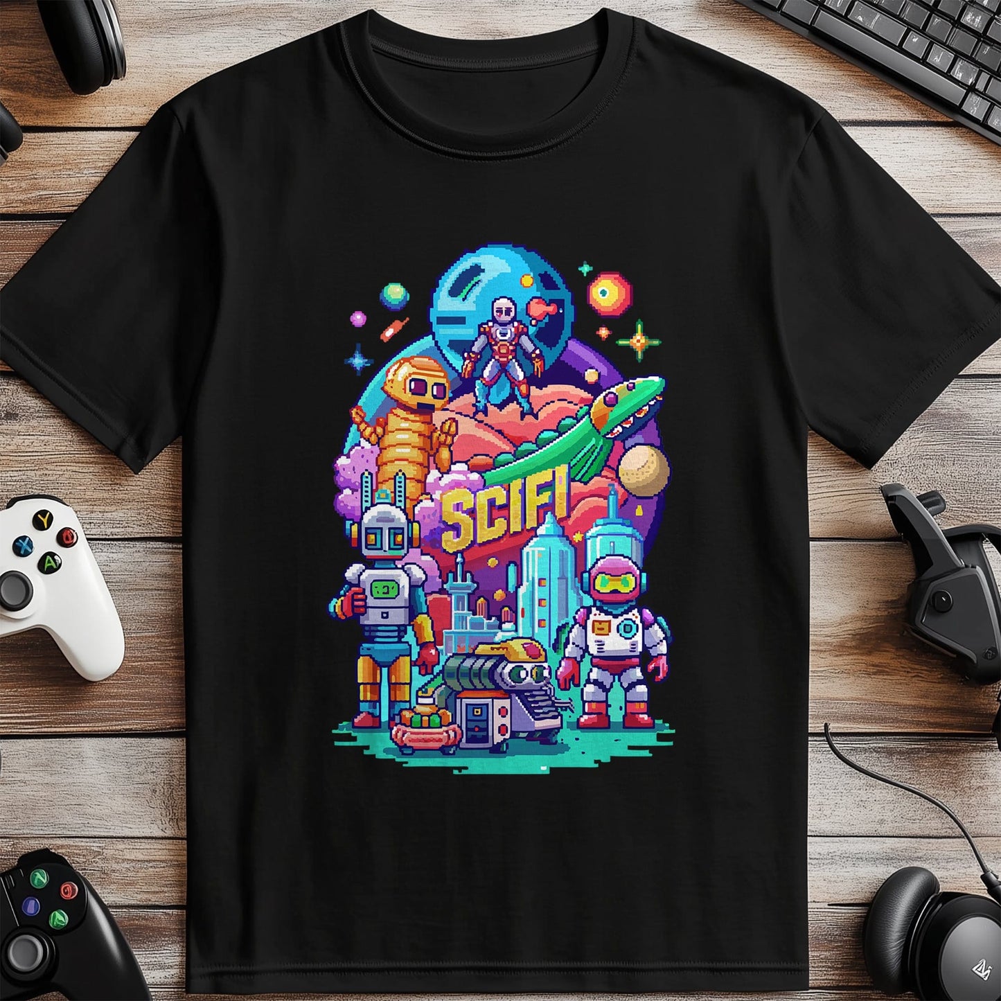Pixel 77 Astronaut Adventure Tee