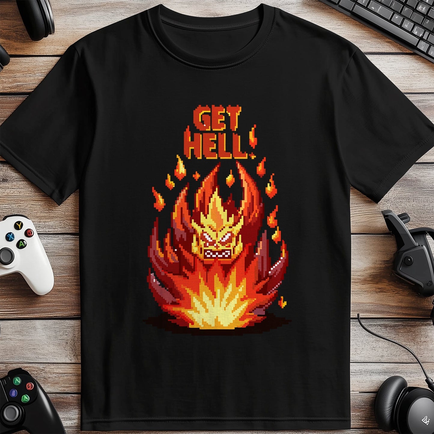 Pixel 62 T-shirt  Fire
