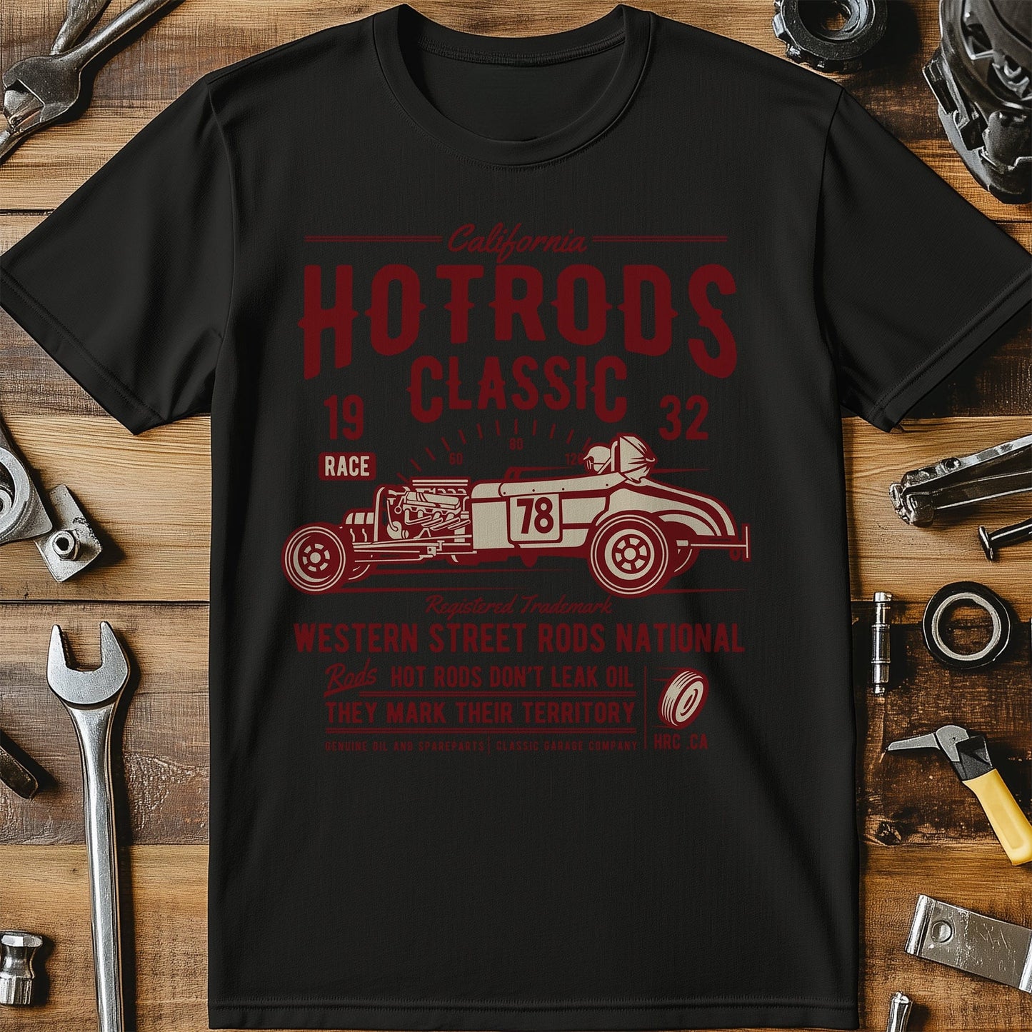 Hot Rods Race Classic T-shirt