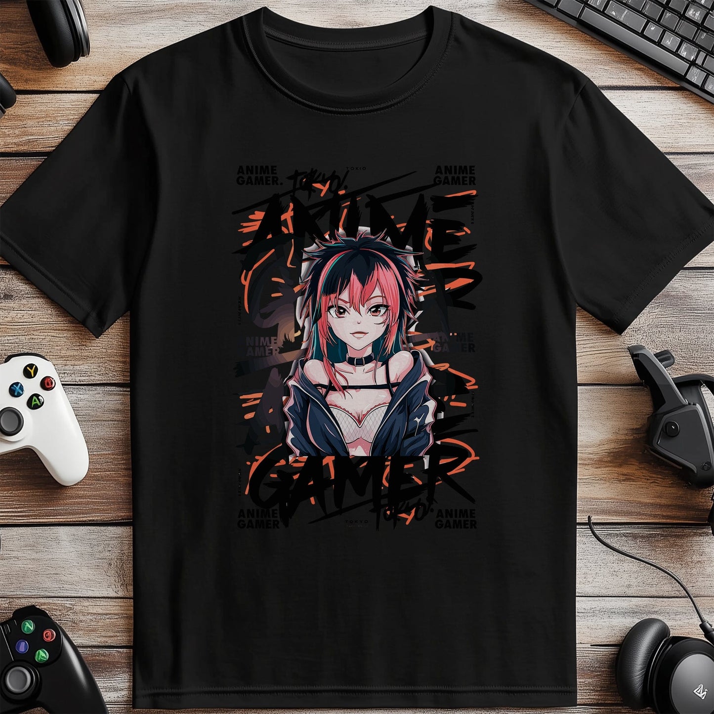 Gamer32 Anime gamer T-shirt