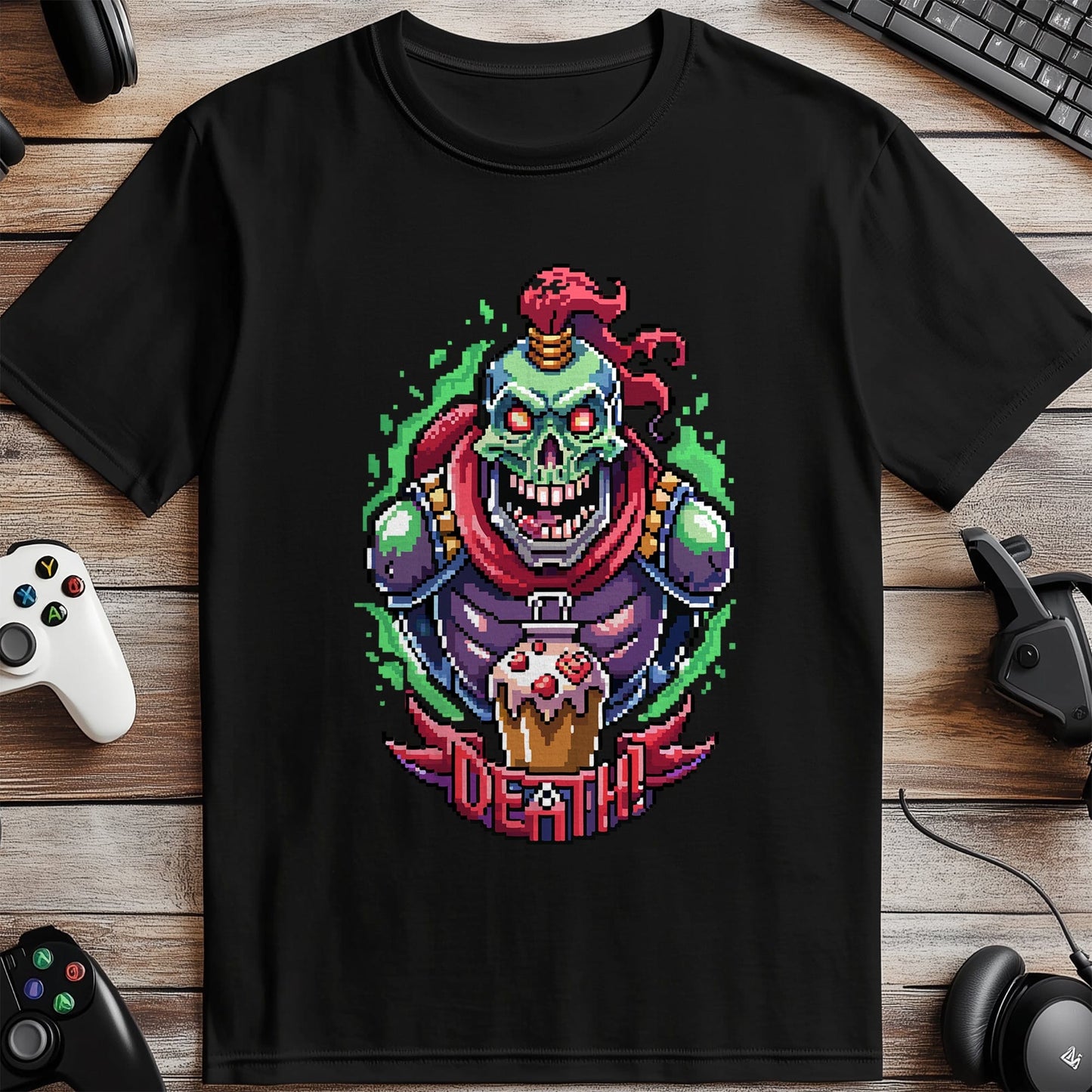 Pixel 55 T-Shirt Spooky Skeleton