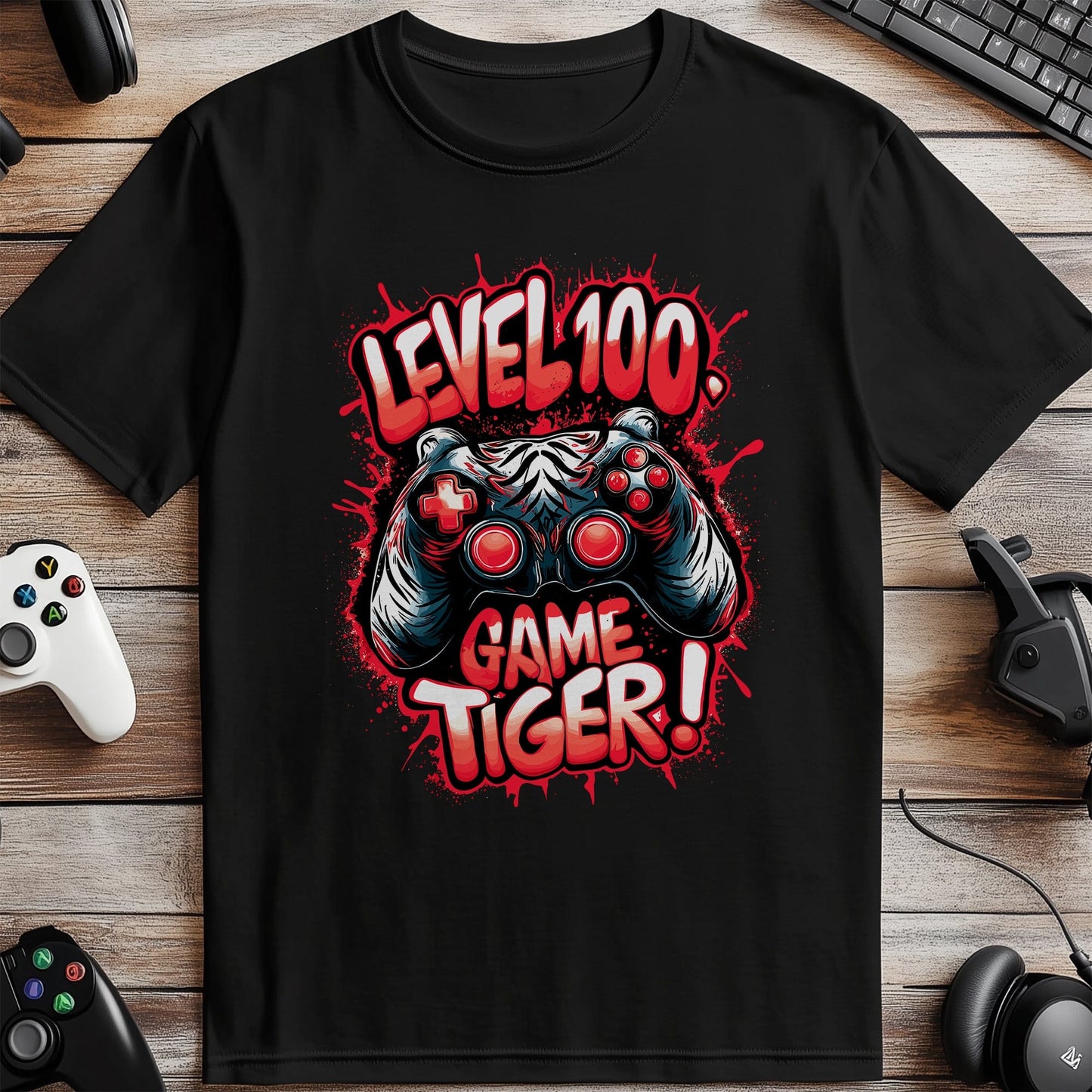 Gamer7 Level 100 Tiger t-shirt