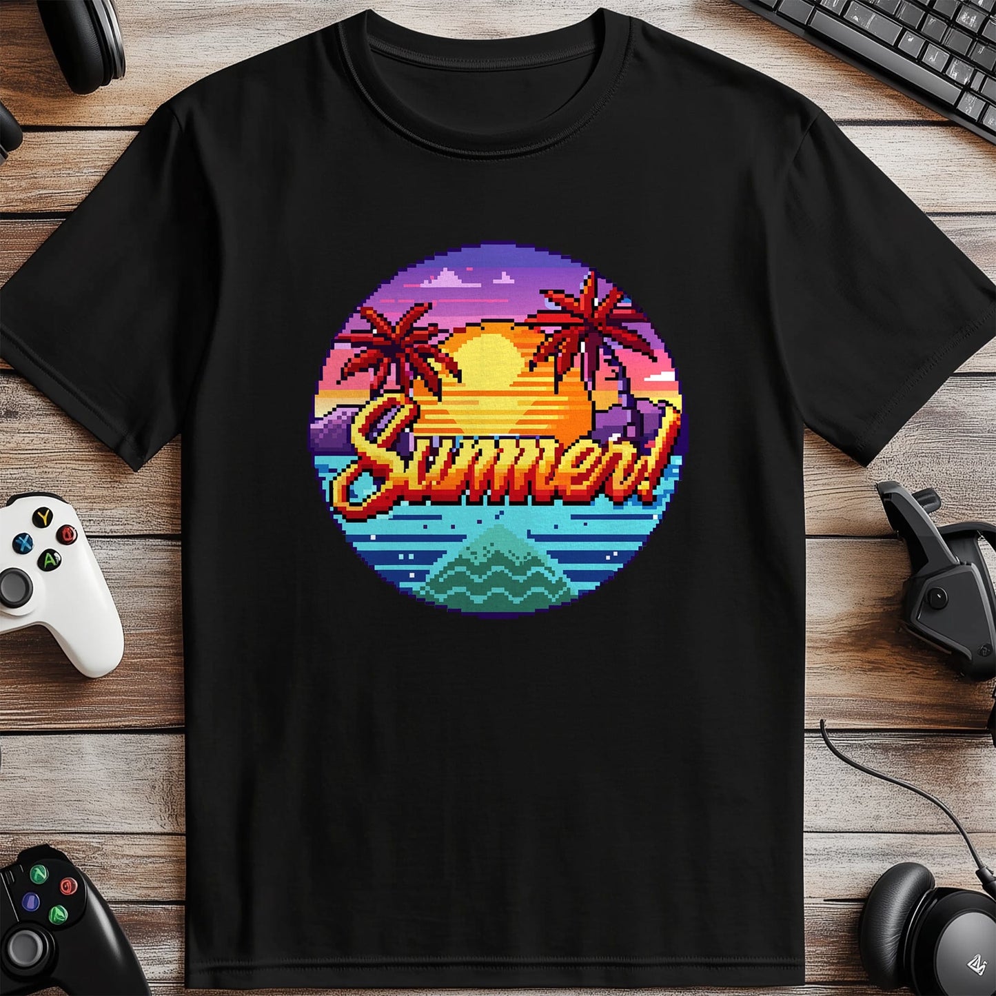 Pixel 88 Sunset T-Shirt