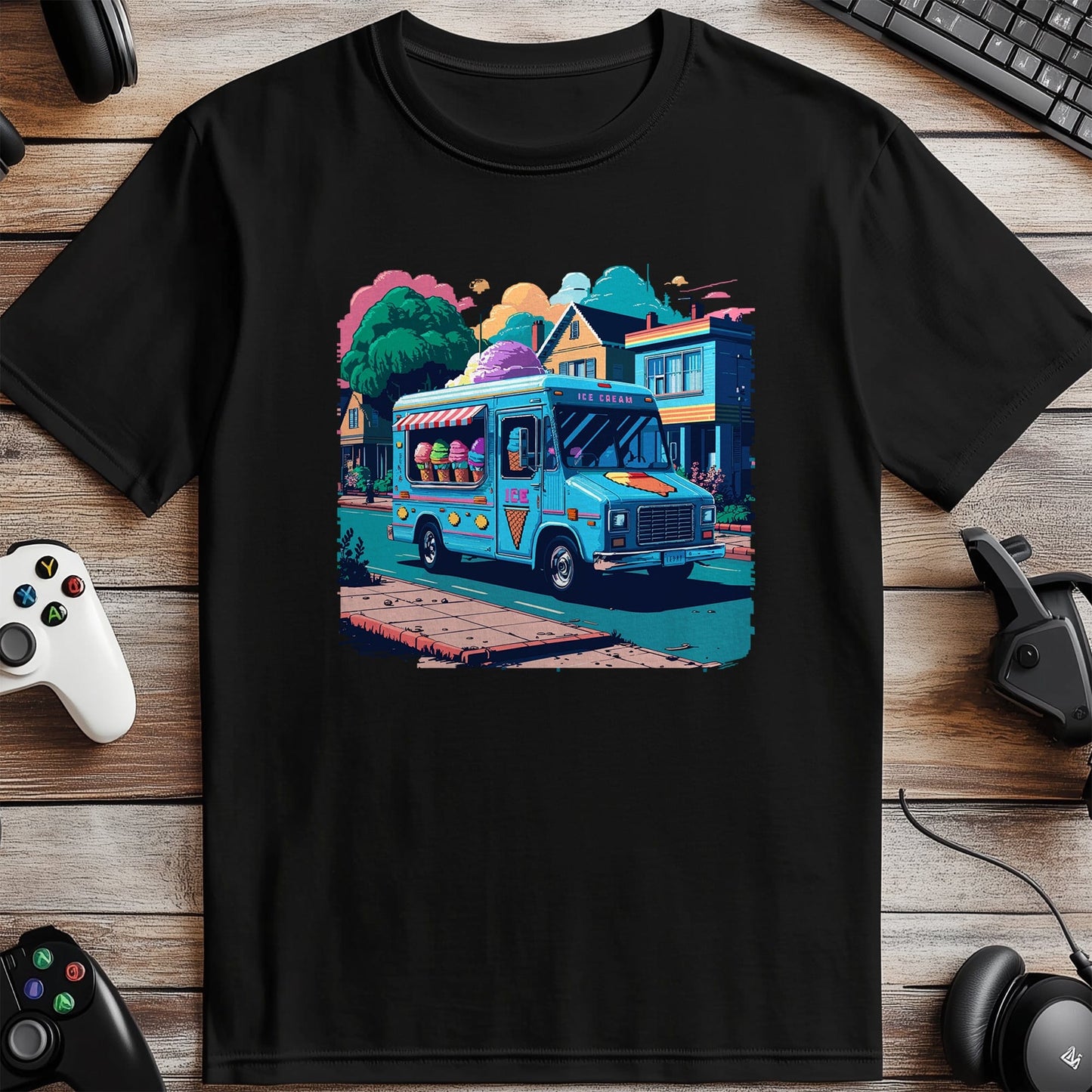 Pixel 45 Ice Cream Truck T-shirt