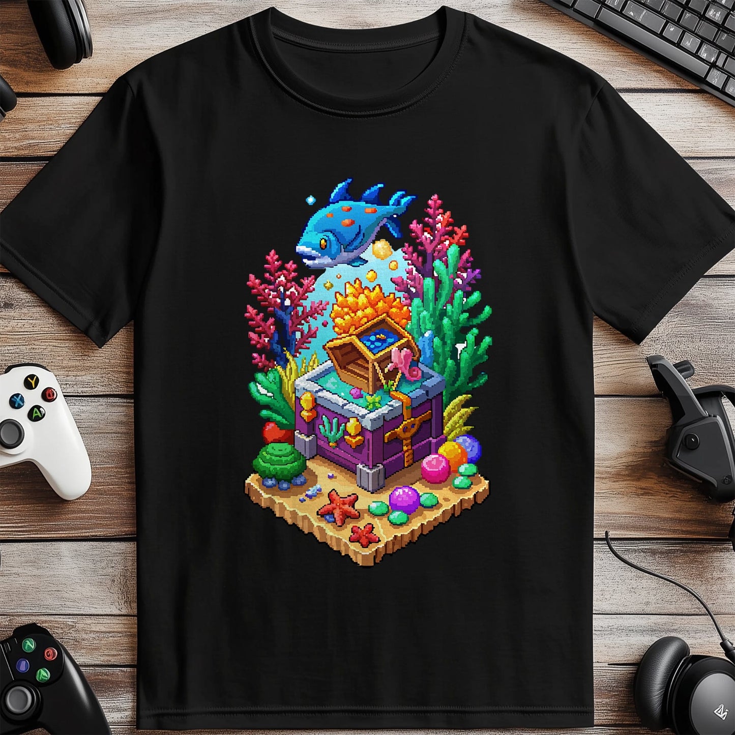 Pixel 27 Treasure Chest T-Shirt