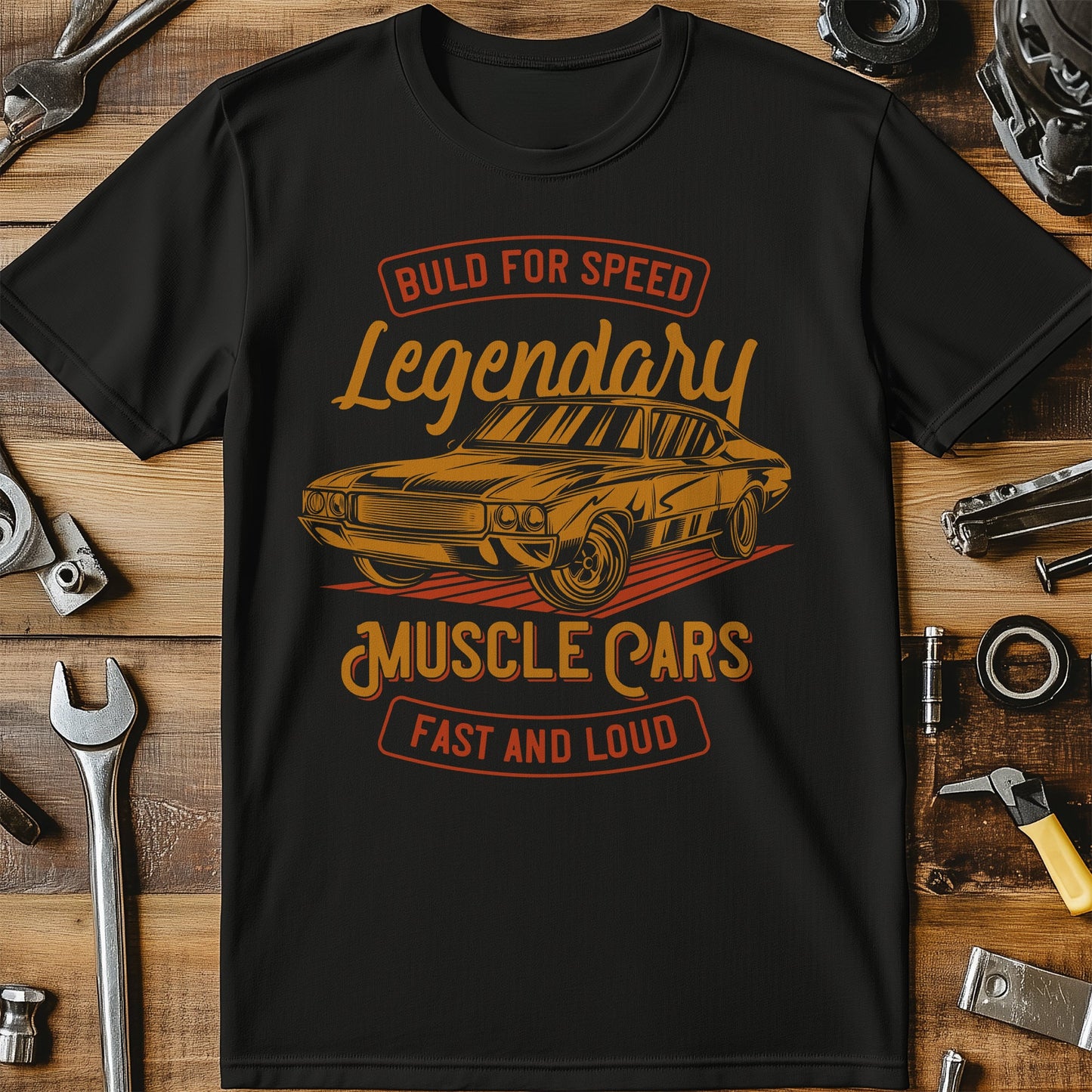 Legendary Muscle Cars Fast T-shirt