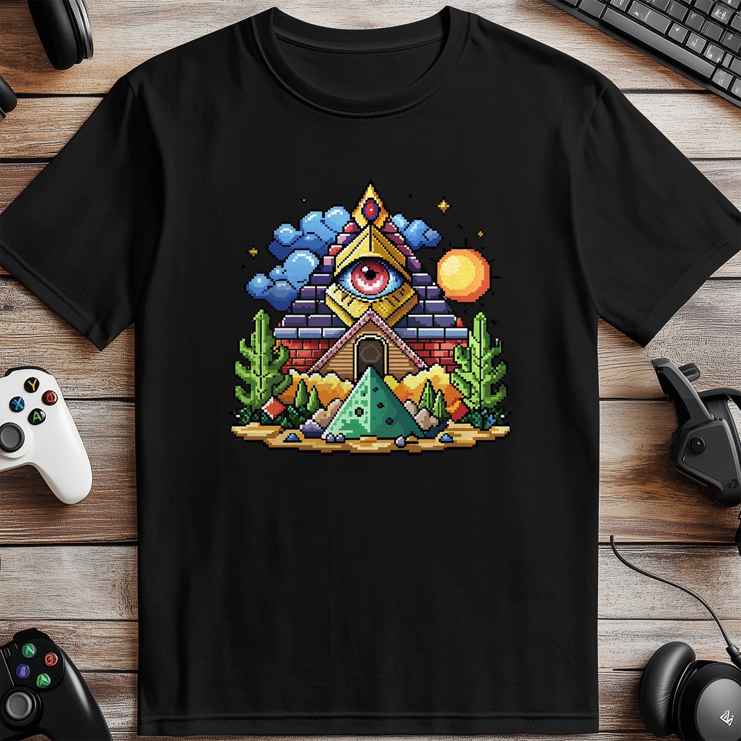 Pixel 81 T-shirt  Epic Zelda Eye Design