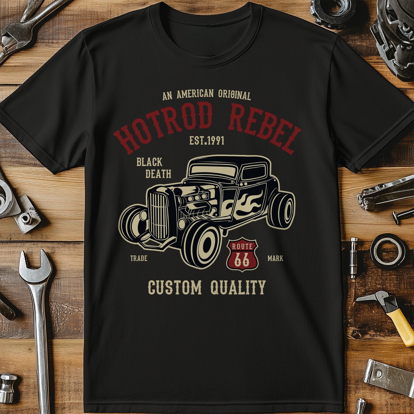 Hot Rod Hotrod Rebel T-Shirt