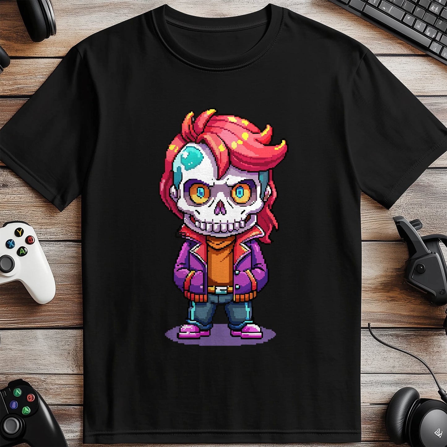 Pixel 50 Skeleton T-Shirt