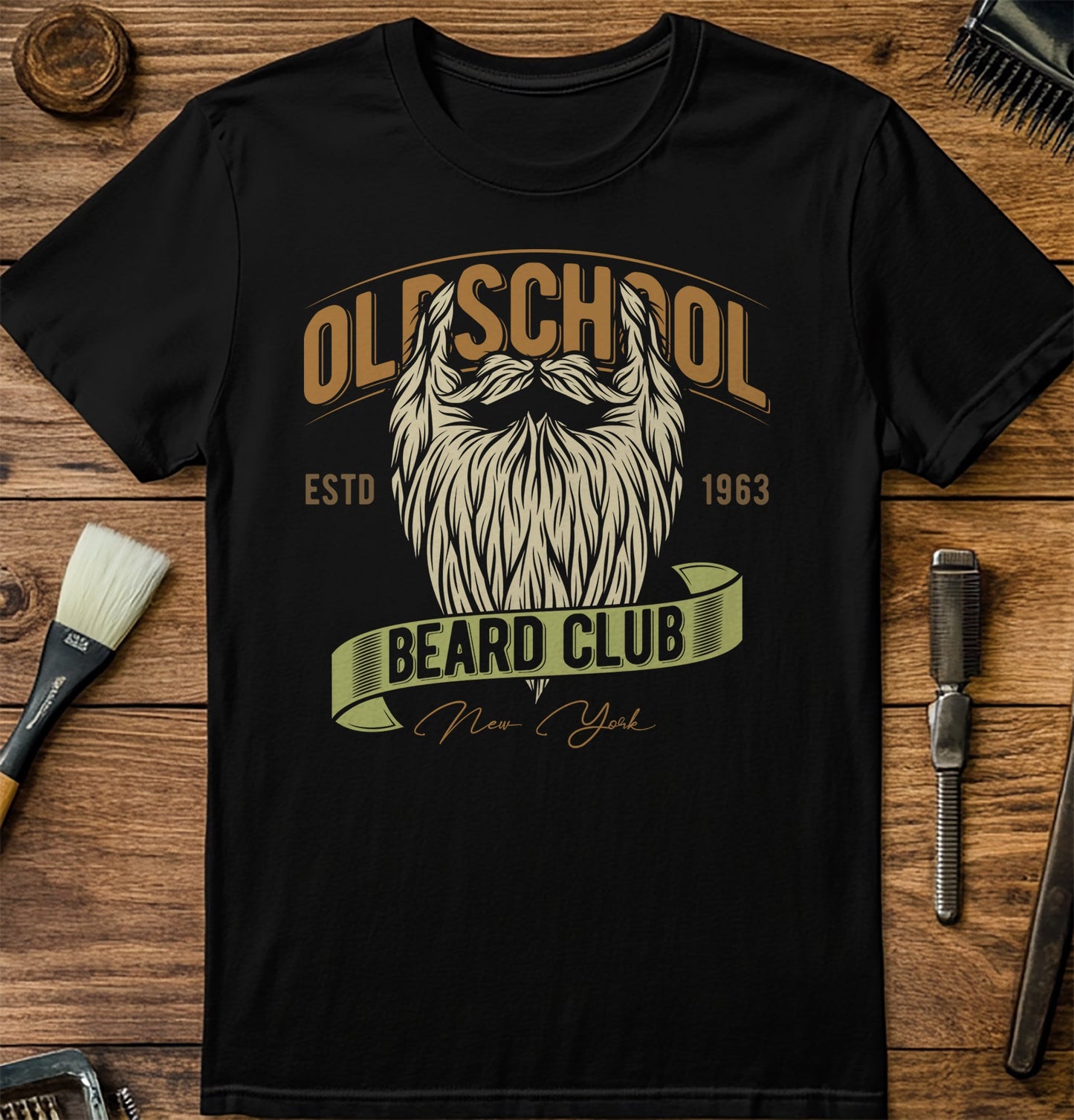 Old School Beard Club T-Shirt