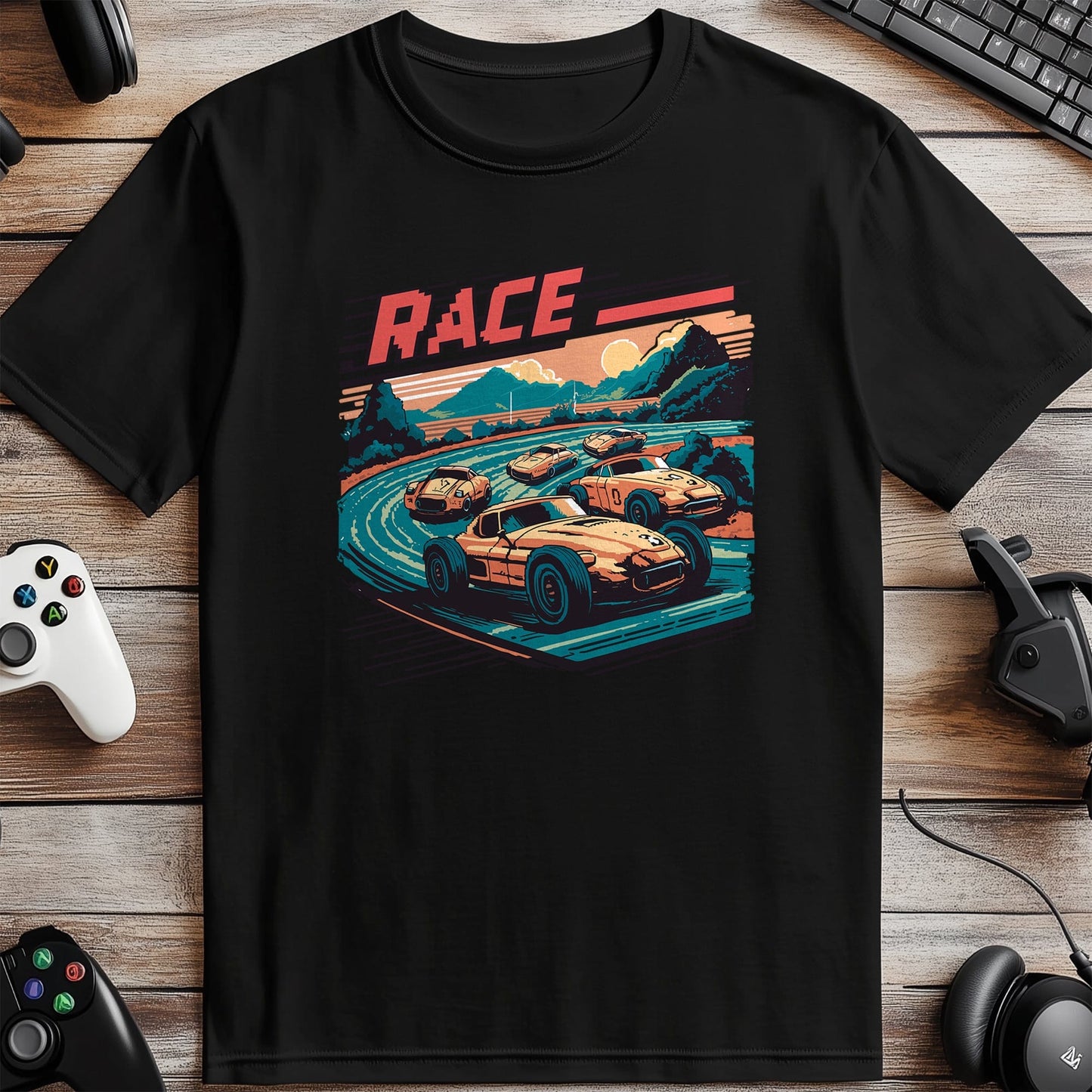 Pixel 1 Race Car T-shirt