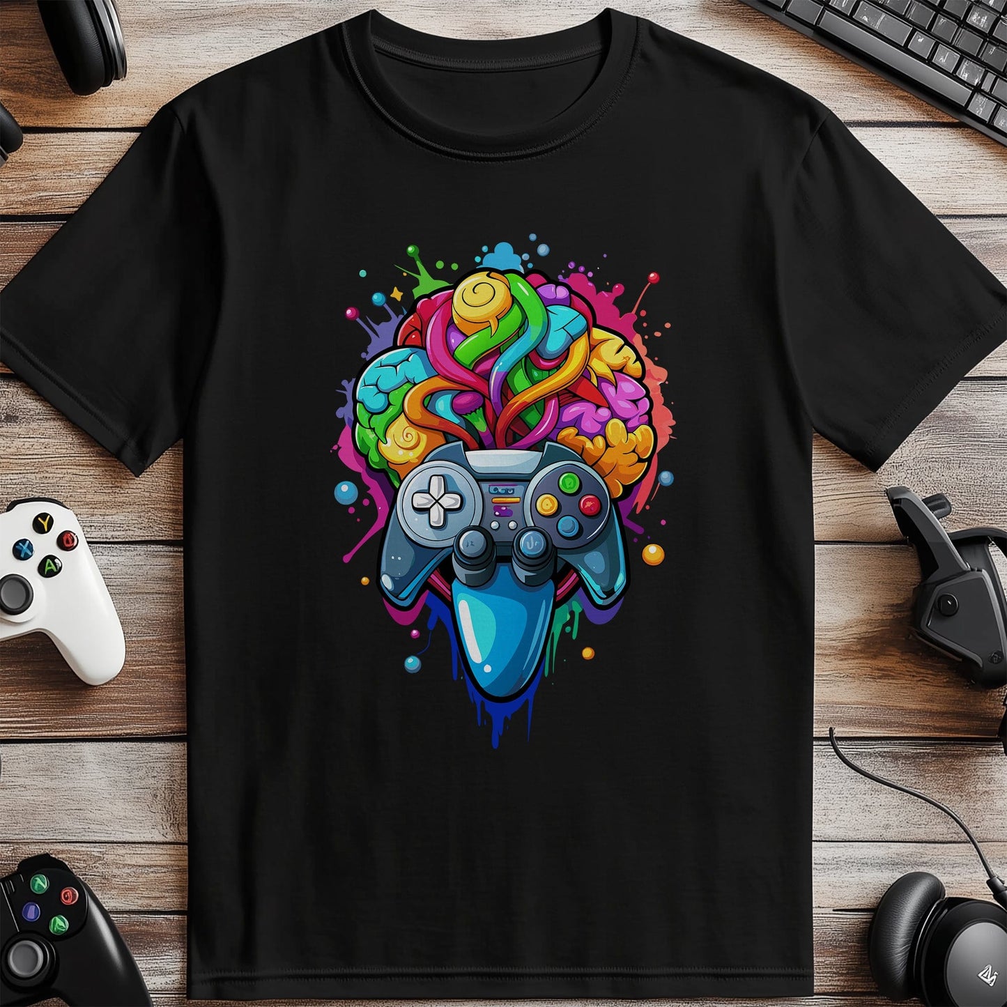 Gamer51 t-shirt brain