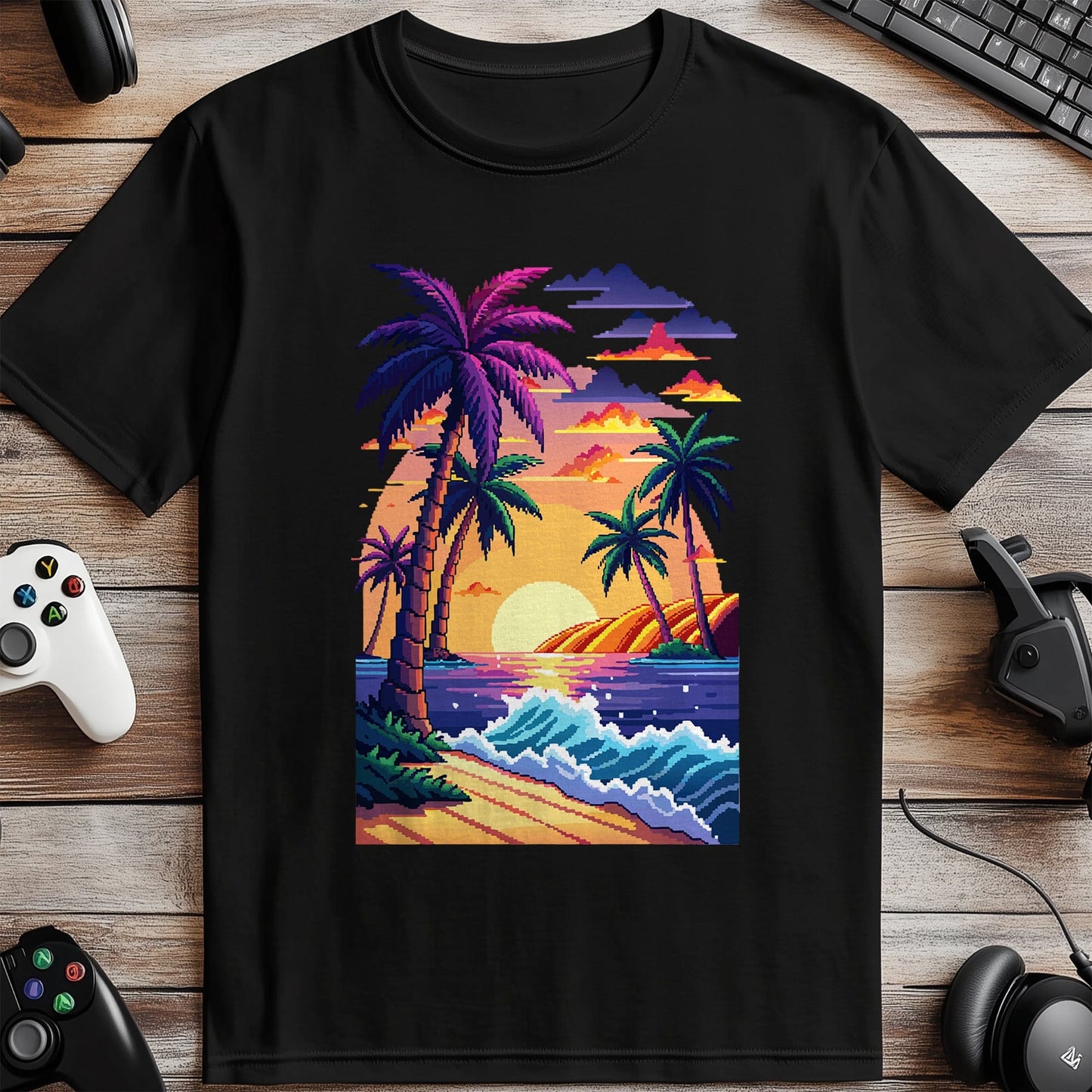 Pixel 53 Beach Vibes T-Shirt