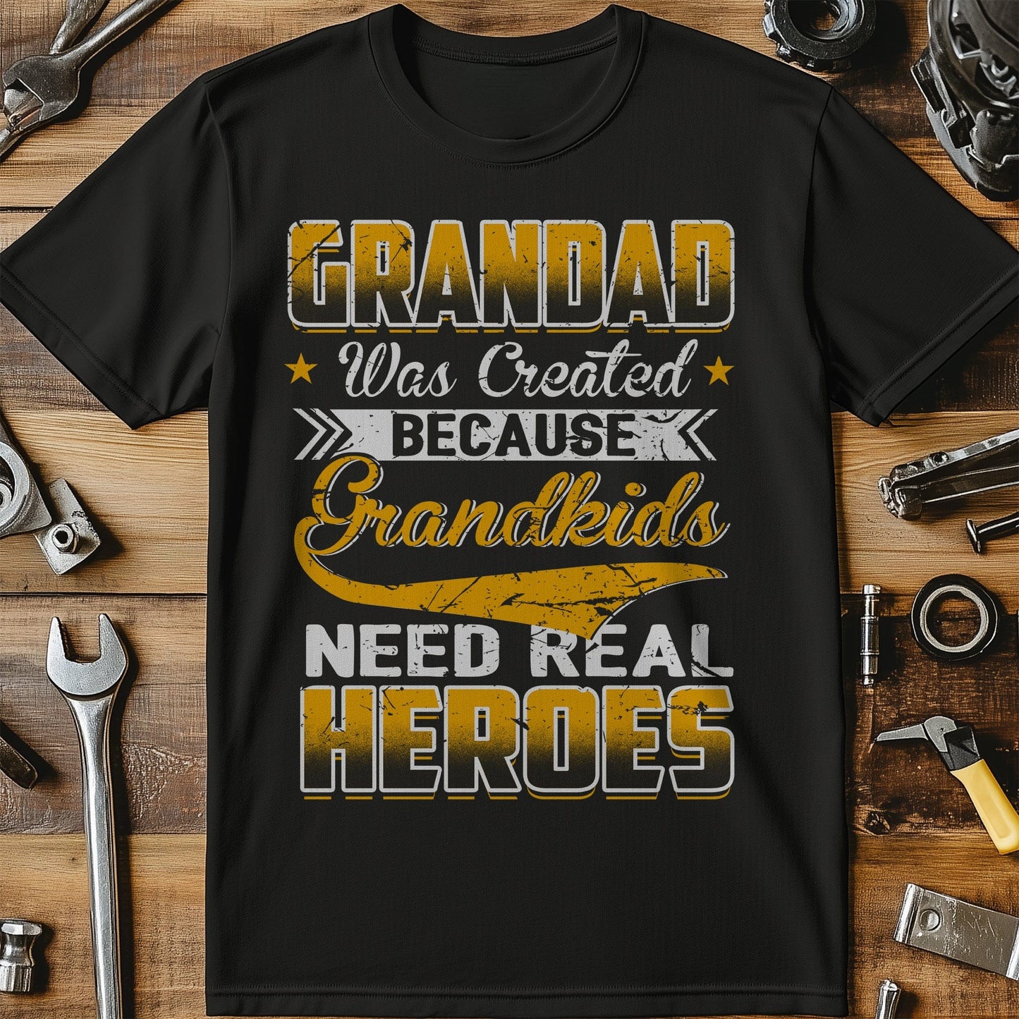 Grandad: Real Heroes t-shirt