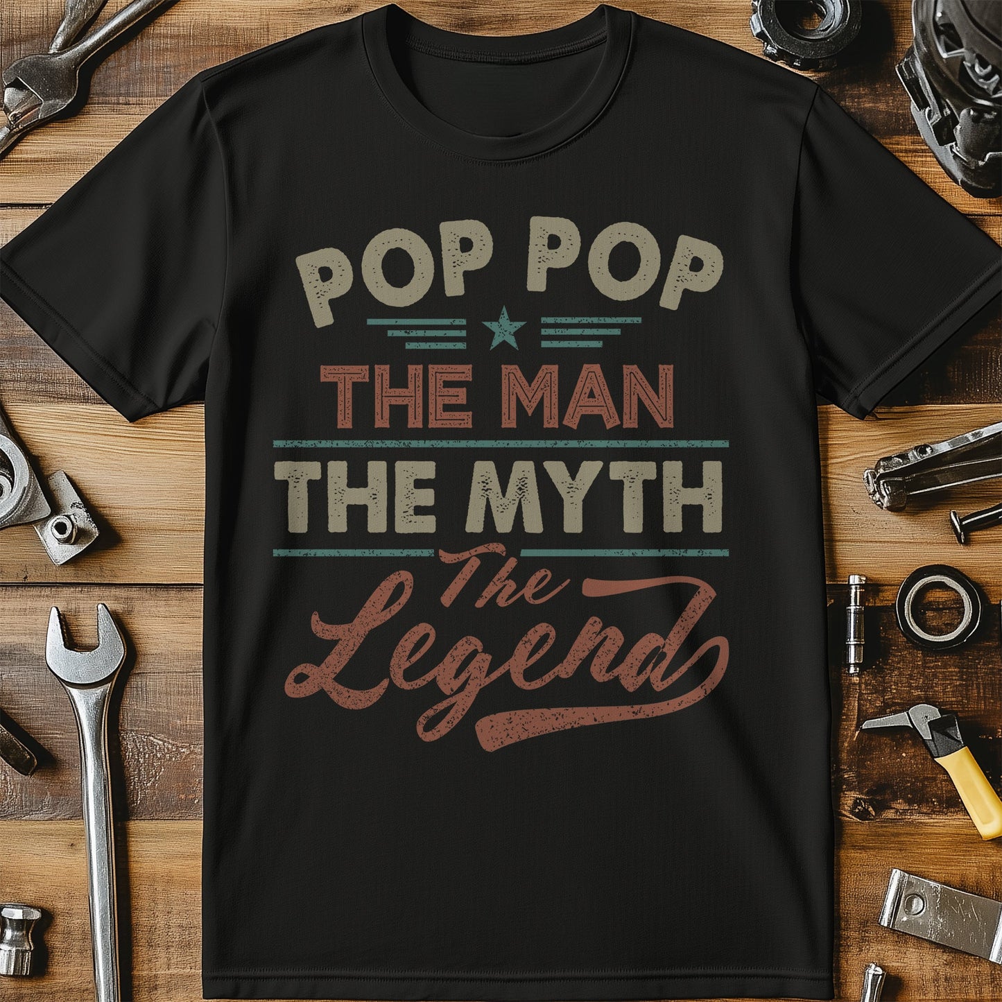 Poppop: The Man, The Myth, The Legend T-Shirt