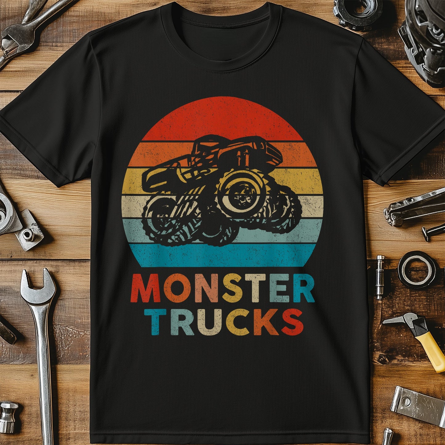 Monster Truck Sunset t-shirt
