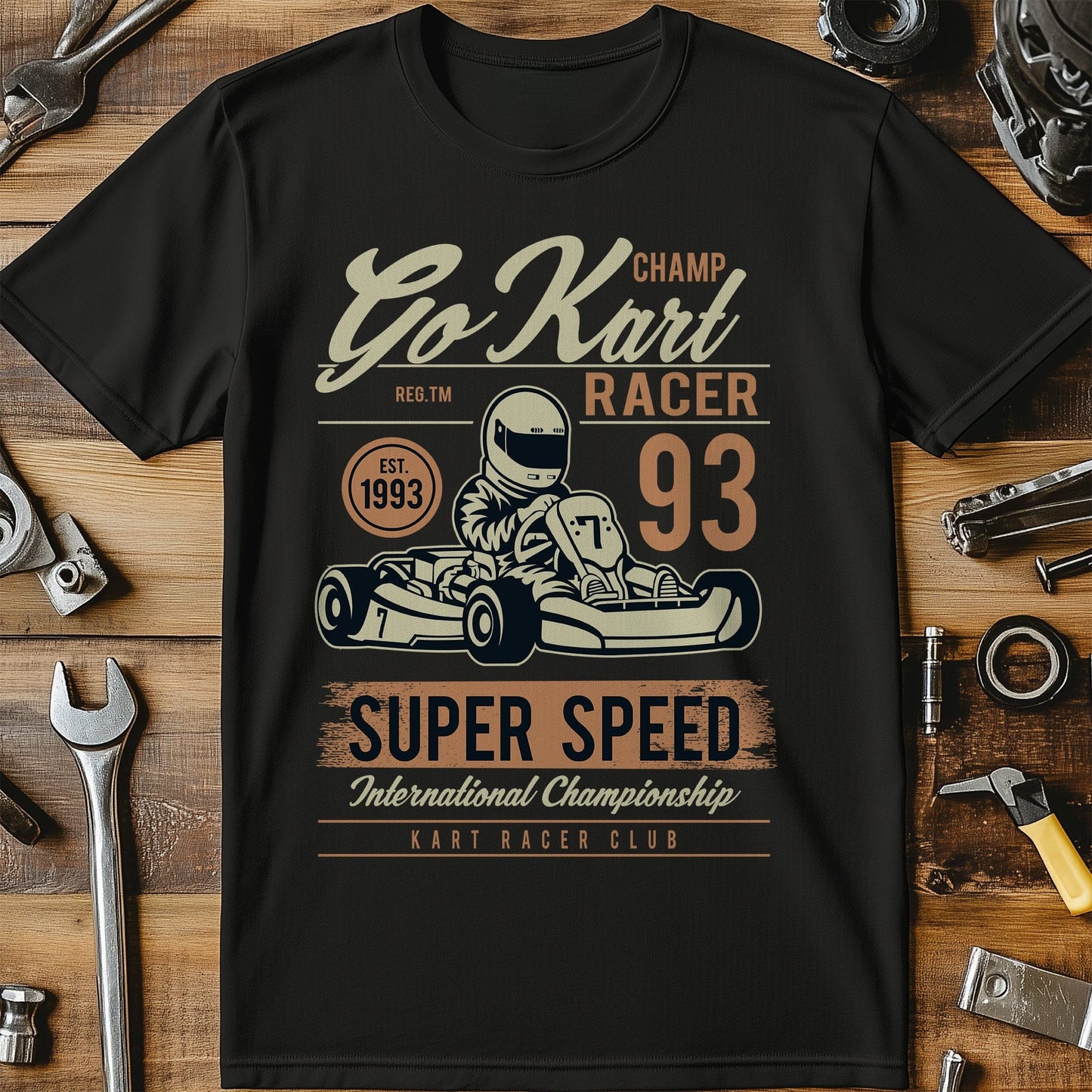 Go Kart Racer Super Speed T-shirt