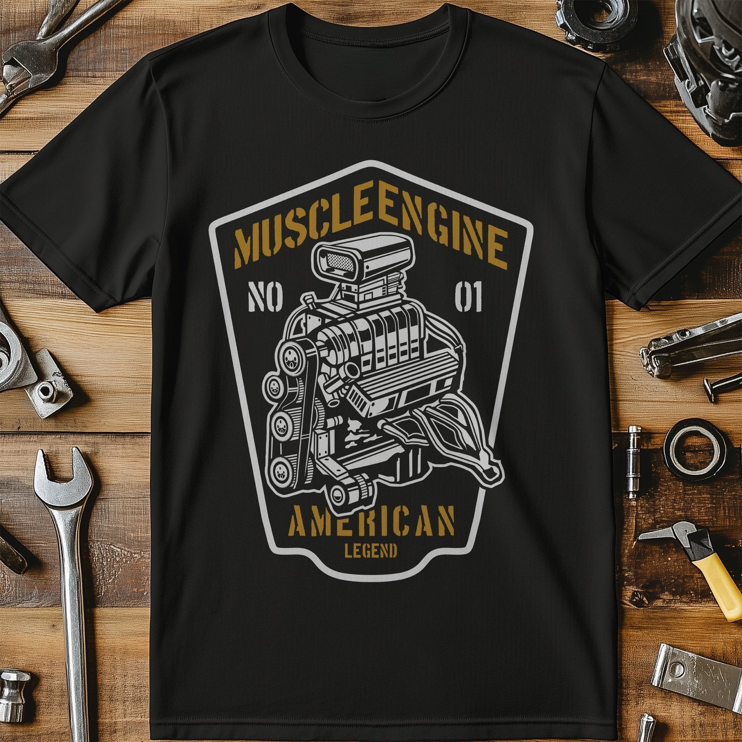 Muscle Engine American No. 1 T-Shirt