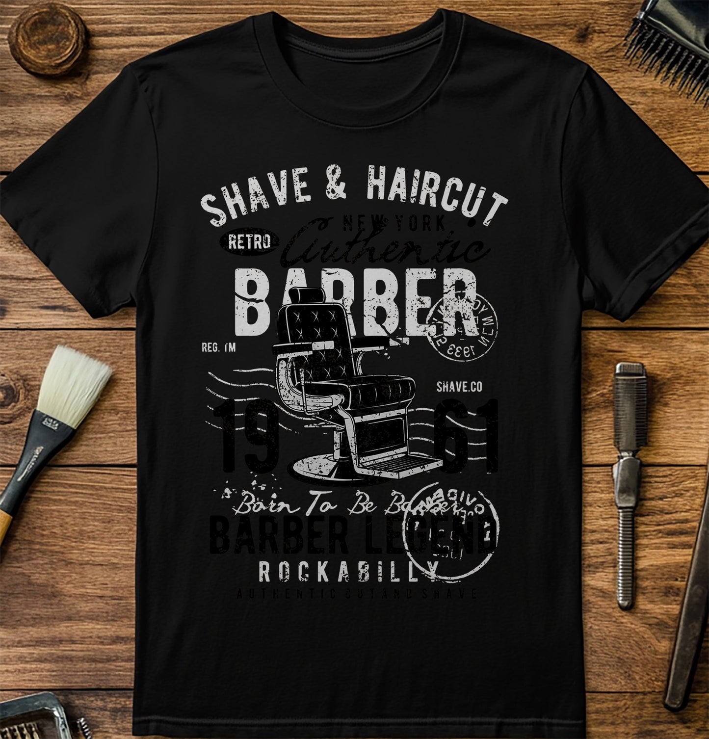 Retro Barber 1961 T-Shirt