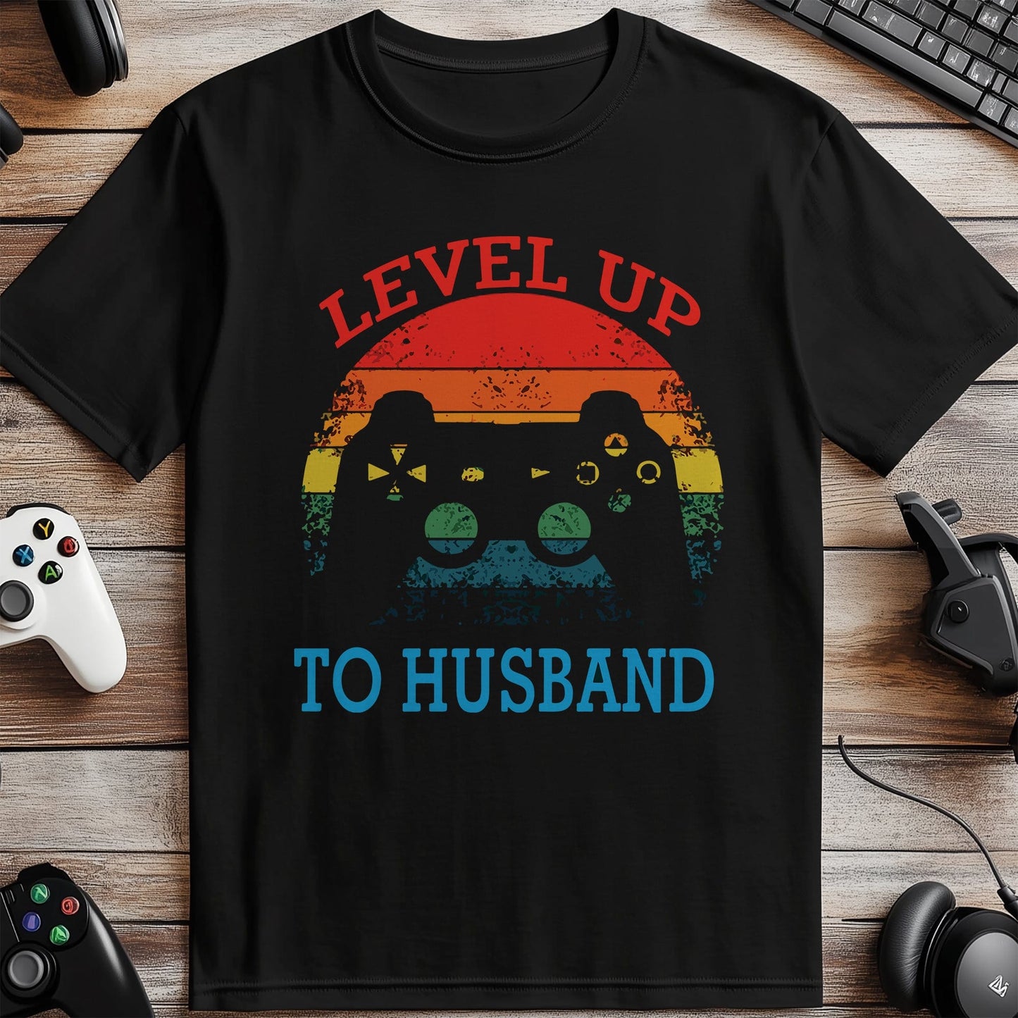Gamer Leveled Up to Husband t-shirt