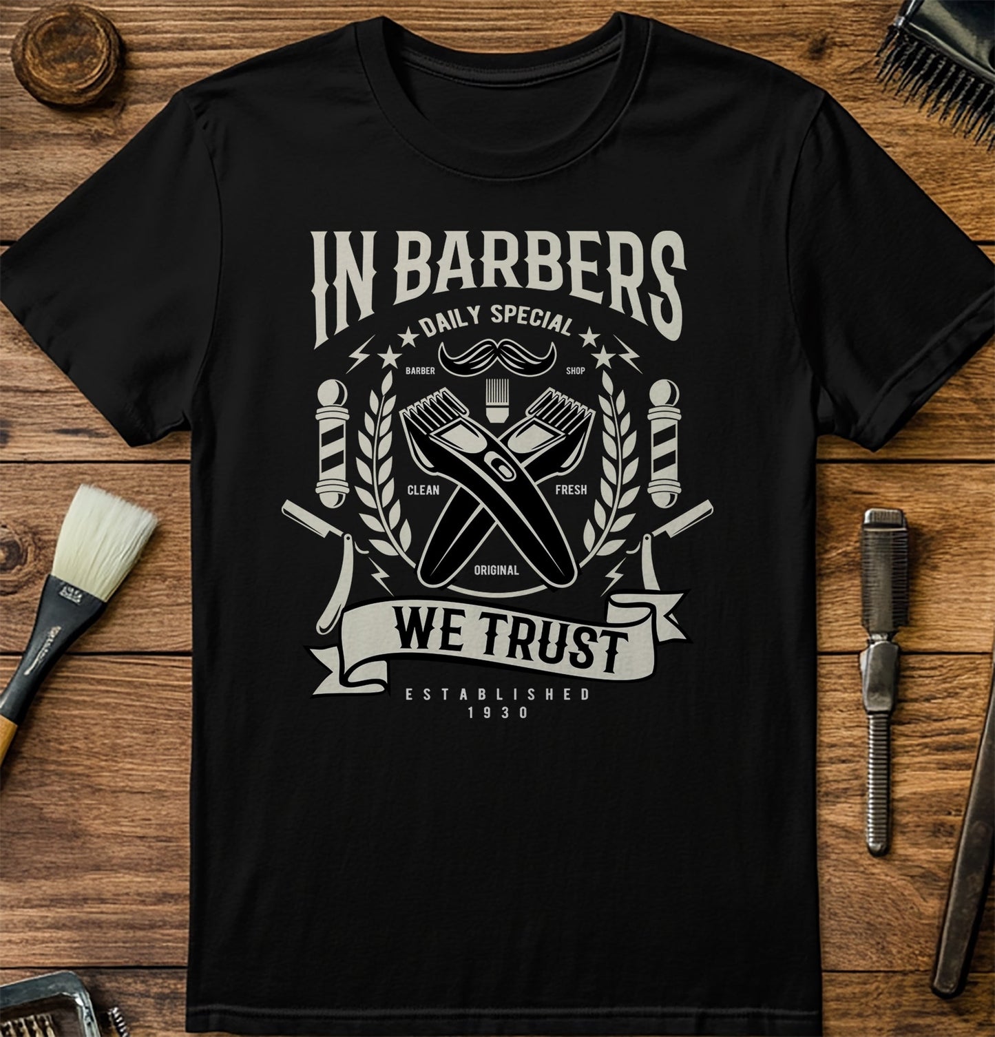 In Barbers We Trust T-Shirt