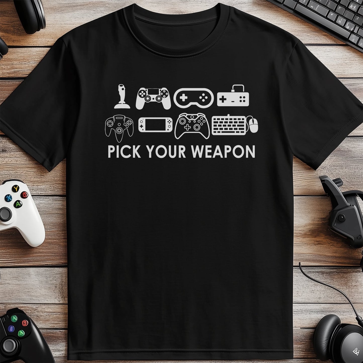 Pick Your Weapon Gaming T-Shirt